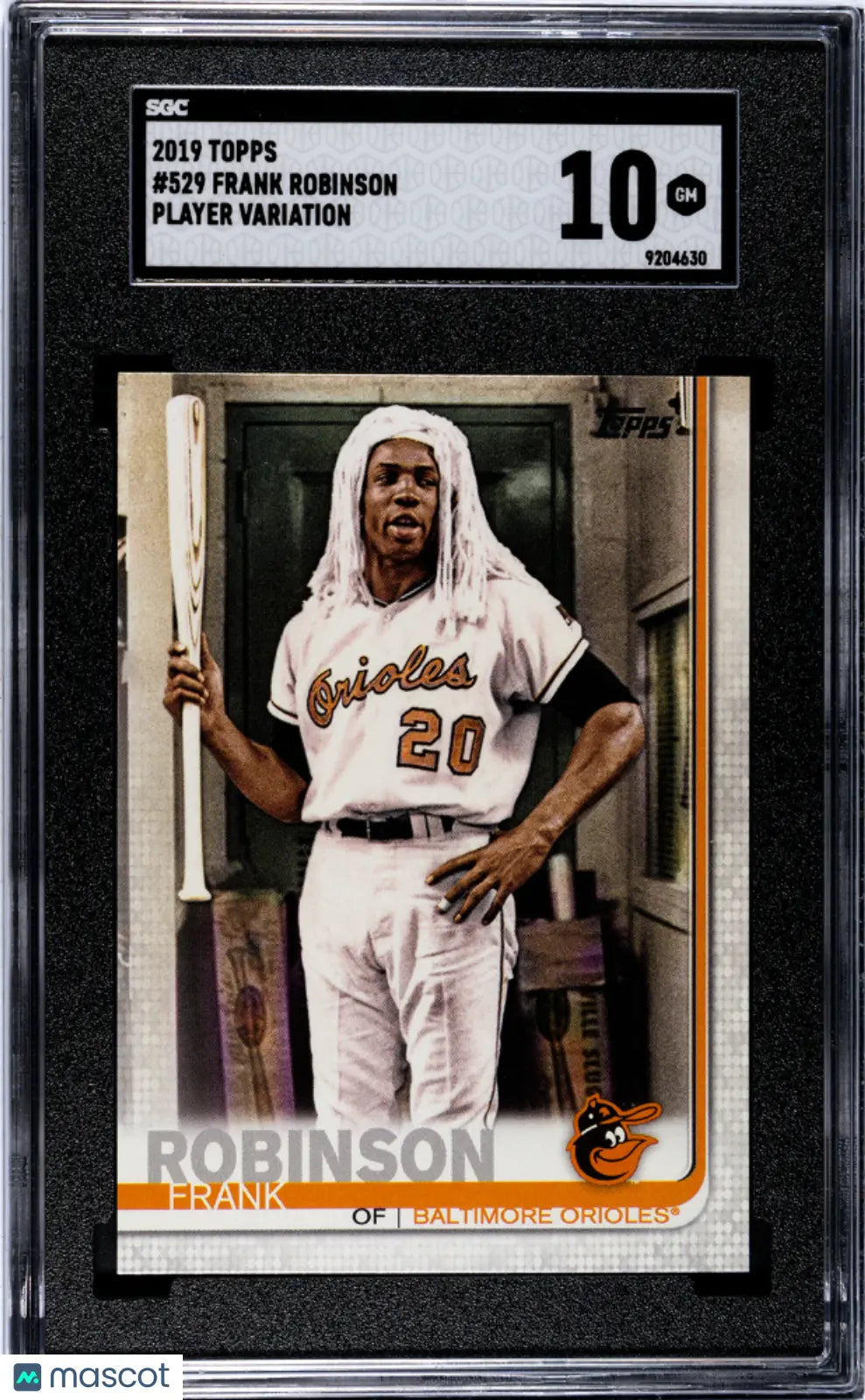 2019 Topps Baseball Card Frank Robinson #529 SGC 10 Graded - Rare Player Variation for Collectors & Sports Memorabilia Fans (Perfect for Display, Investment & Trading)