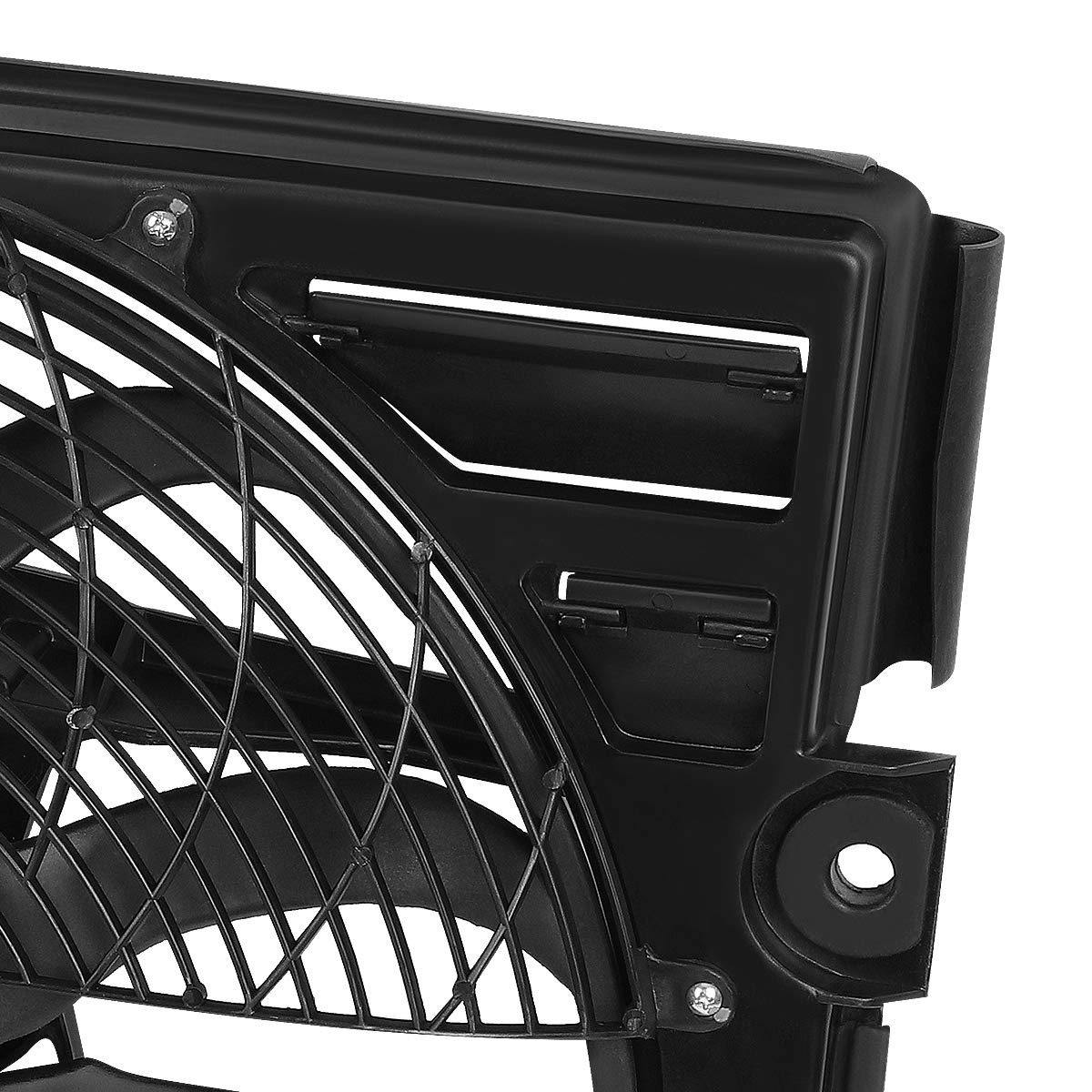 DNA MOTORING OEM-RF-0060 High Performance Radiator Cooling Fan Assembly - Direct Replacement for 2001-2003 BMW 525i, 1999-2000 528i & 2001-2003 530i - Improved Cooling Efficiency for Better Engine Performance - Perfect for Daily Driving & Hot Weather Conditions