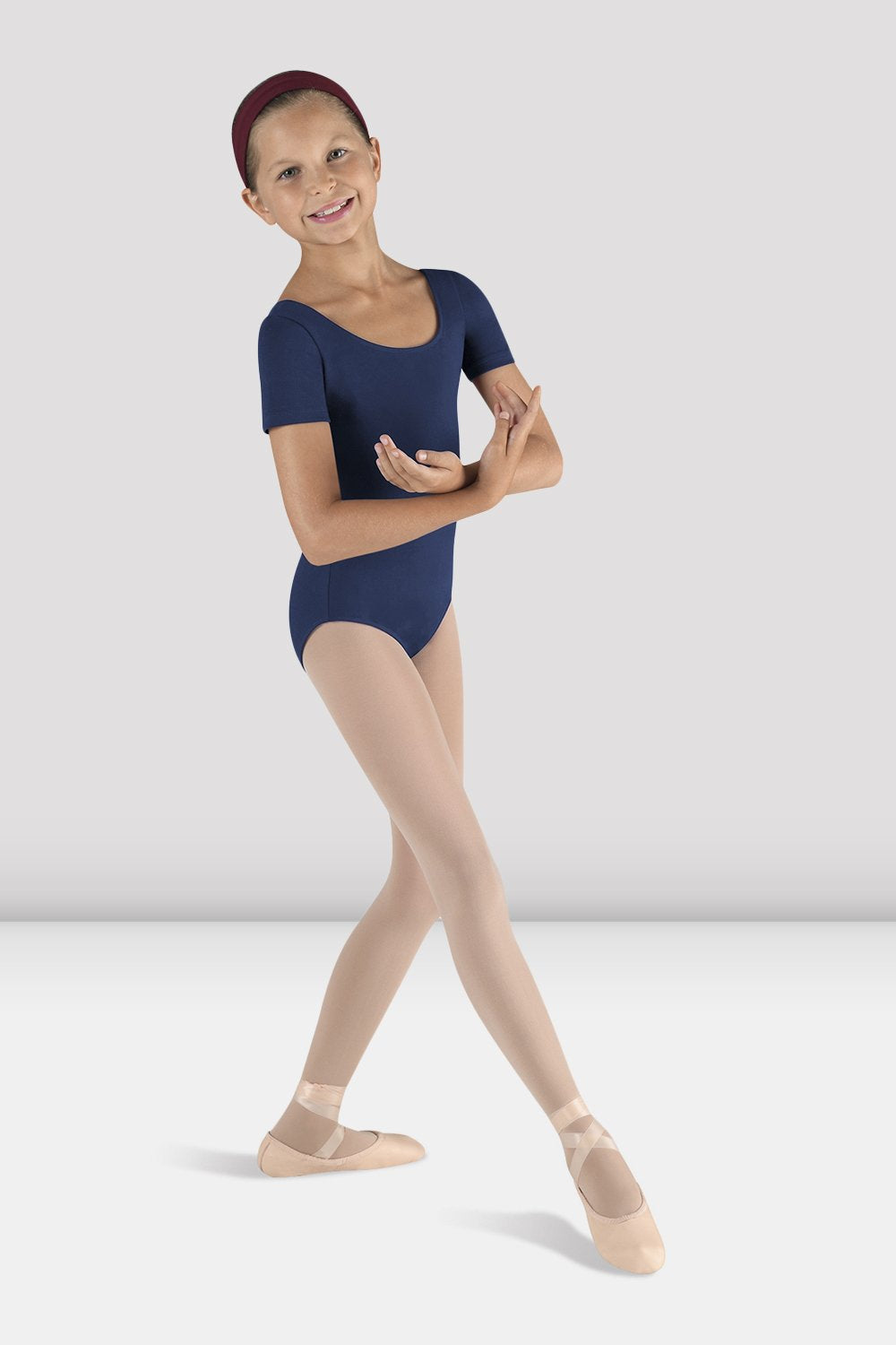Girls Dance Leotard Short Sleeve Round Neck Ballet Gymnastics Performance Wear for Kids Toddlers - Perfect for Ballet Class, Recitals & Dance Competitions