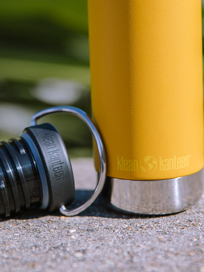 Klean Kanteen Loop Cap With Bale - Stainless Steel Water Bottle Lid for Outdoor, Hiking, and Travel - Eco-Friendly & Leak-Proof