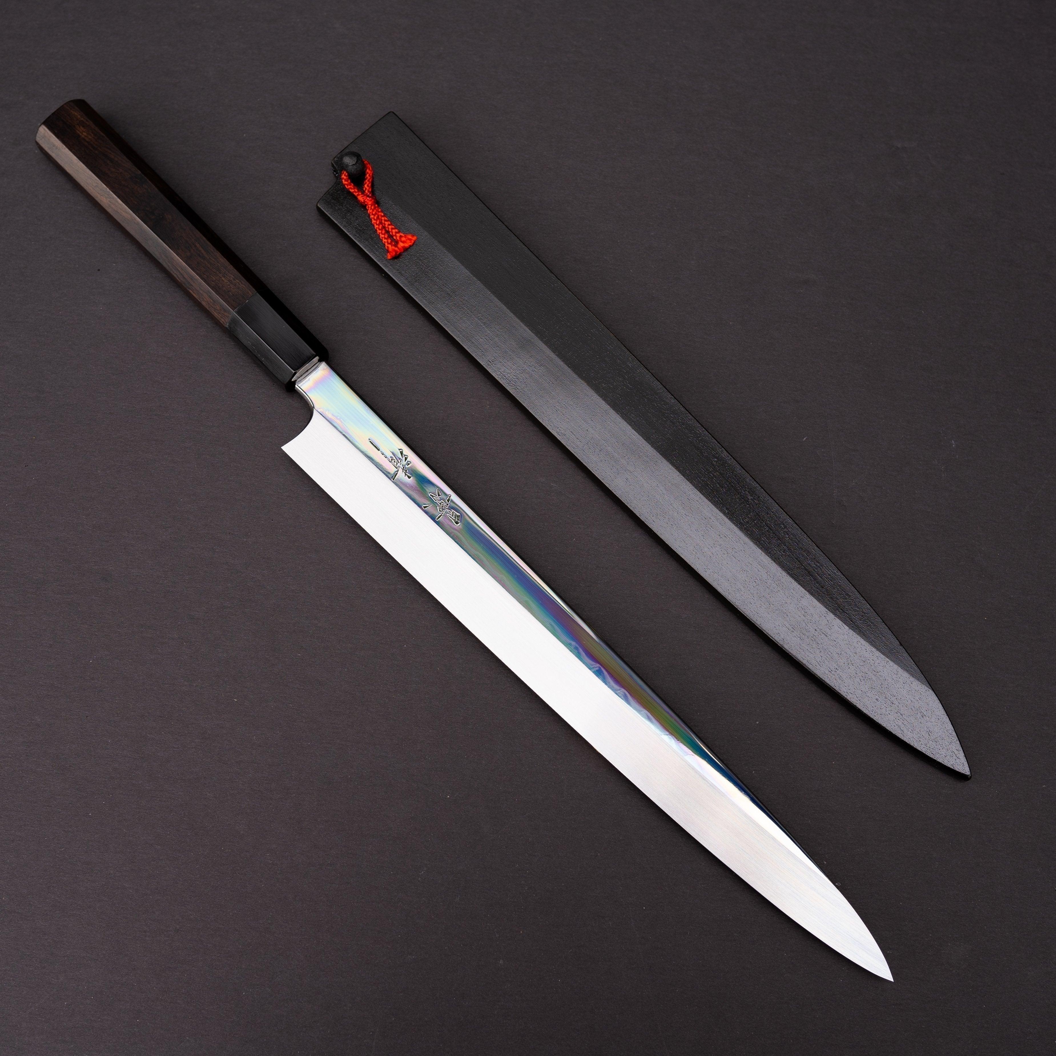 Premium Kagekiyo Mizu Honyaki White #2 Yanagiba Sushi Knife 300mm - Professional Japanese Sushi Chef Knife for Sashimi & Fish Filleting