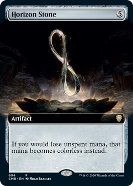 Magic: The Gathering - Horizon Stone Foil Extended Art Card - Commander Legends Deck - Collectible Trading Card Game for MTG Players & Enthusiasts - Perfect for Commander, Modern & Legacy Formats