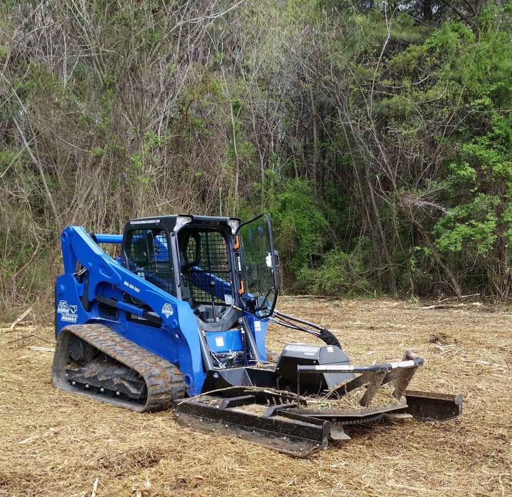 Heavy-Duty Brush Cutter - Professional Open Front Design for Tough Landscaping & Yard Maintenance - Perfect for Clearing Overgrown Vegetation, Weeds, and Dense Brush