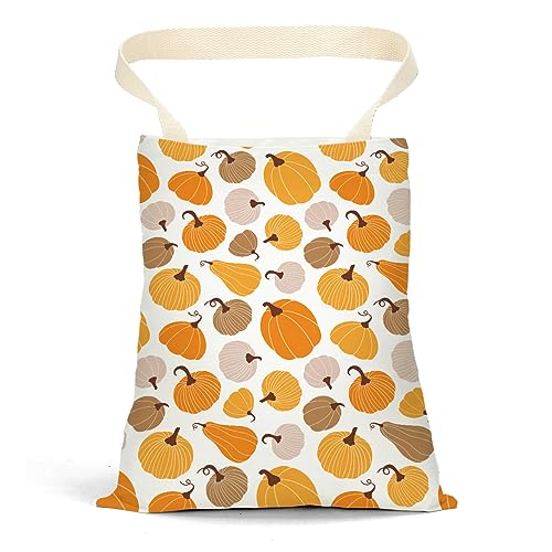 Portable Hanging Car Trash Bag - Pumpkin Design Fall Travel Essential | Backseat Organizer & Vehicle Garbage Can for Road Trips, Camping & Daily Commute