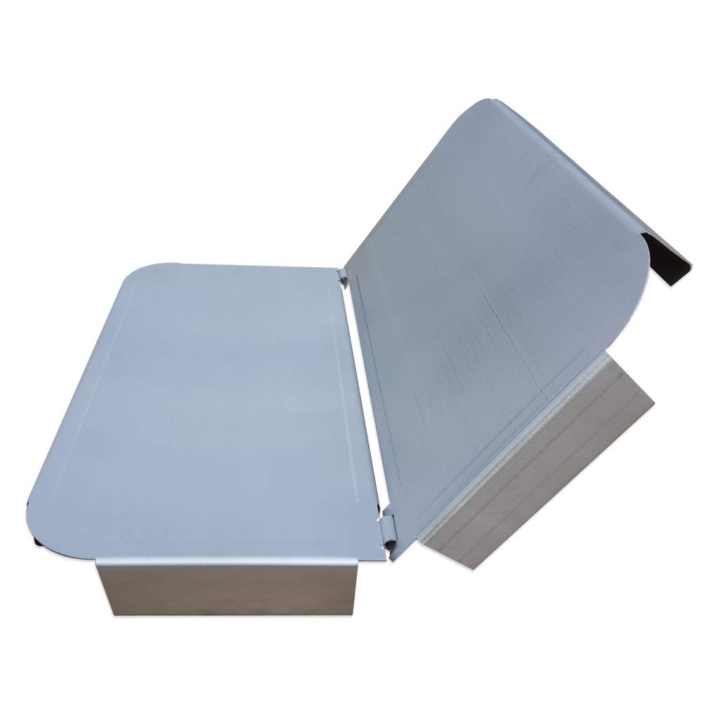 Fireproof Metal Heat Shield & Fire Pit Base Pad - Deck Defender & Grass Guard for Outdoor Use - Heat Resistant Protector for Patio, Deck & Lawn - Perfect for Backyard Bonfires, Camping & Outdoor Gatherings