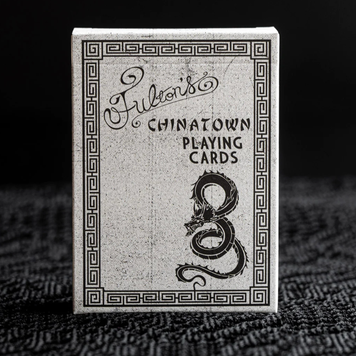 Fulton's Chinatown Bootleg Playing Cards - Vintage Style Poker Deck for Magic Tricks, Card Games, and Collectibles | Perfect for Poker Nights, Gifts, and Themed Parties