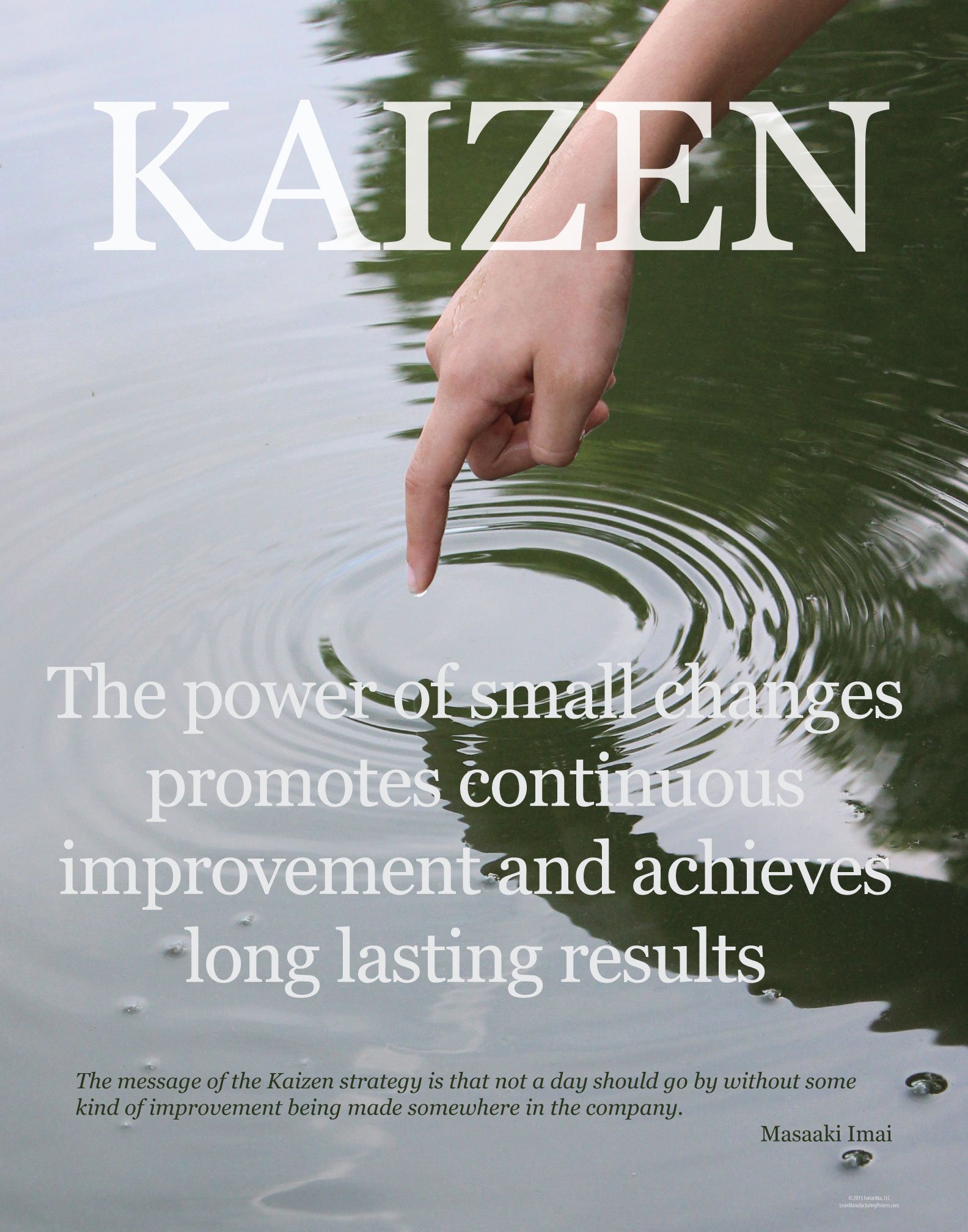 Kaizen 'Small Changes' Lean Poster - 22