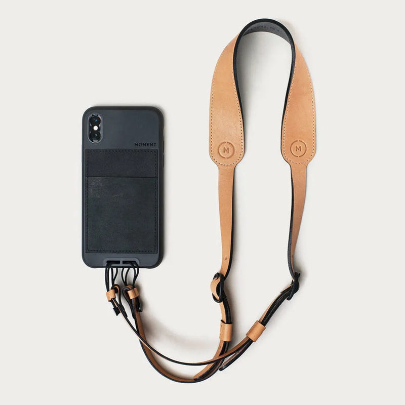 Adjustable Leather Camera Strap for DSLR & Mirrorless Cameras - Premium Natural Leather - Comfortable & Durable Neck Strap for Photographers - Perfect for Travel, Wedding & Outdoor Photography