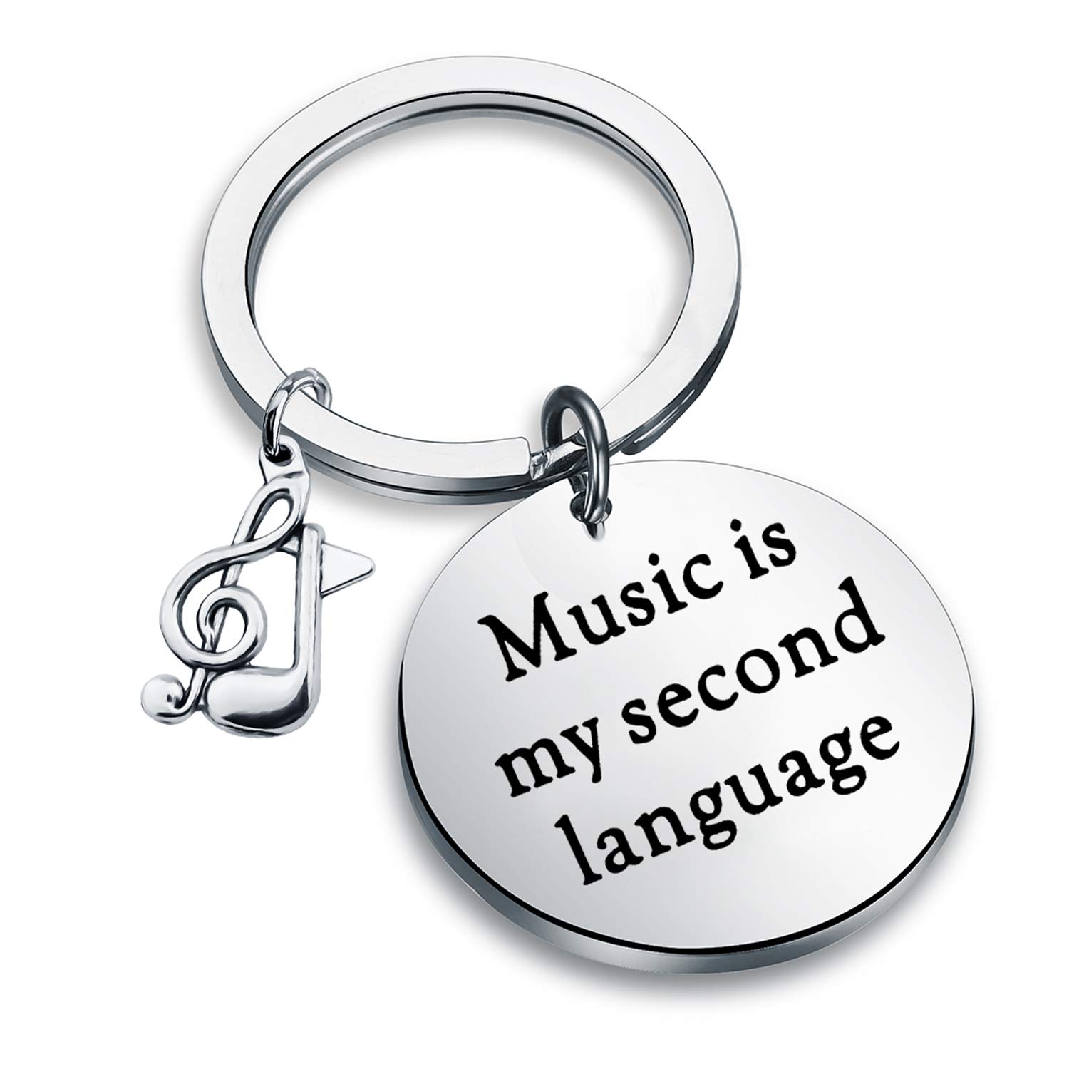 CENWA Music Note Keychain - Perfect Gift for Music Lovers & Musicians - 