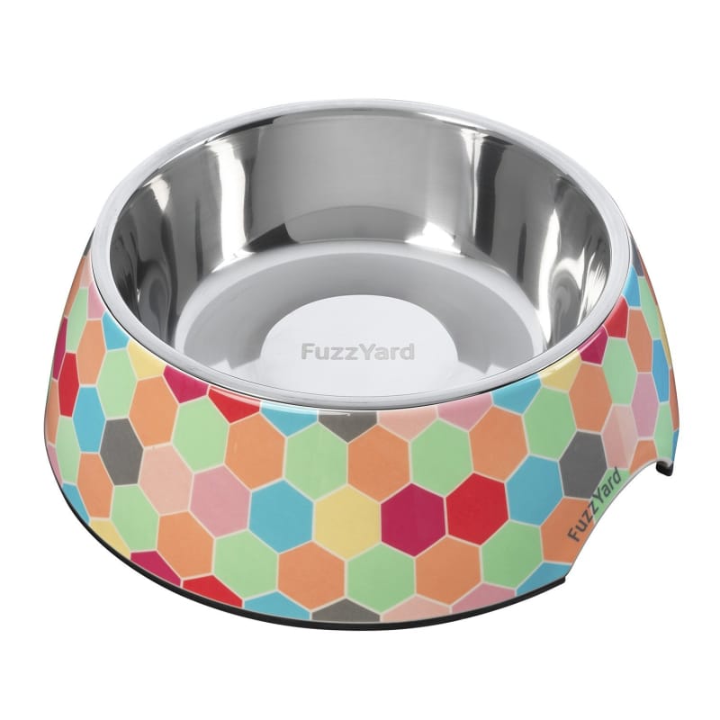 Fuzzyard The Hive Dog Bowl - Non-Slip Slow Feeder for Small Medium Large Dogs - Perfect for Mealtime & Portion Control