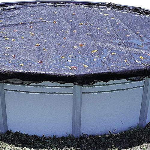 In The Swim 33 ft Round Above Ground Pool Leaf Net Cover - Premium Pool Protection for Fall & Winter - Keep Your Pool Clean from Leaves & Debris | Perfect for Backyard, Family Gatherings & Outdoor Relaxation