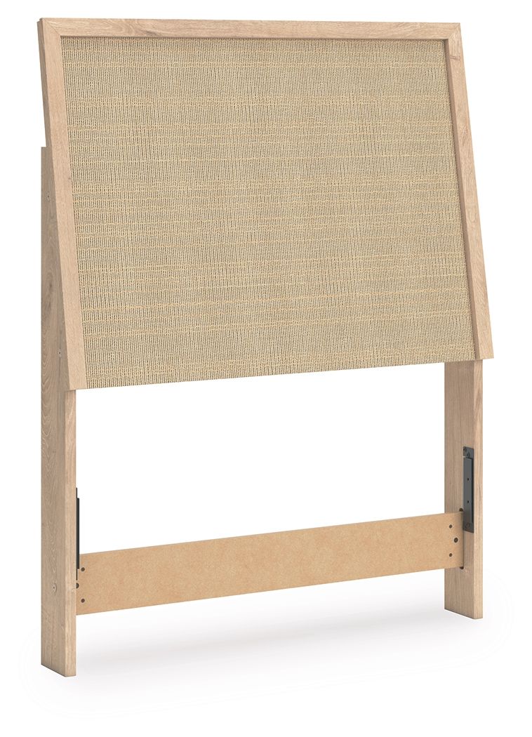 Cielden Two Tone Upholstered Panel Headboard - Queen Size Bed Frame Headboard for Bedroom Decor - Perfect for Modern and Contemporary Home Styling