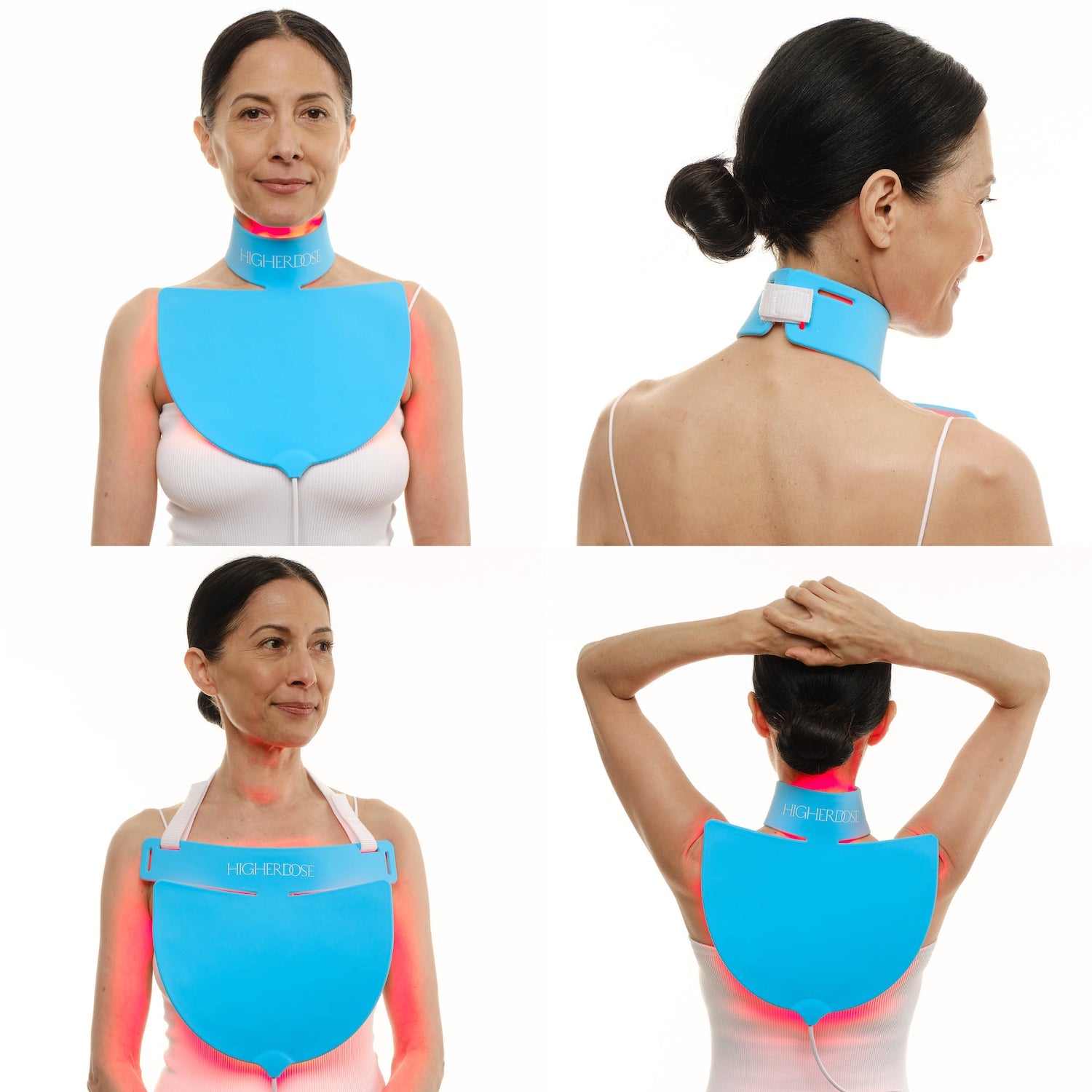 Red Light Therapy Neck Pain Relief Device - Anti-Aging & Skin Tightening Treatment for Wrinkles & Fine Lines - Perfect for Home Use & Salon Treatments