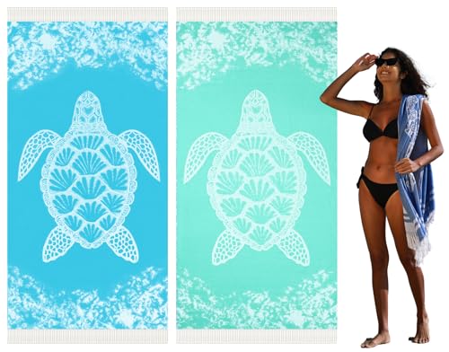 2 Pack Light Blue Blue Turtle