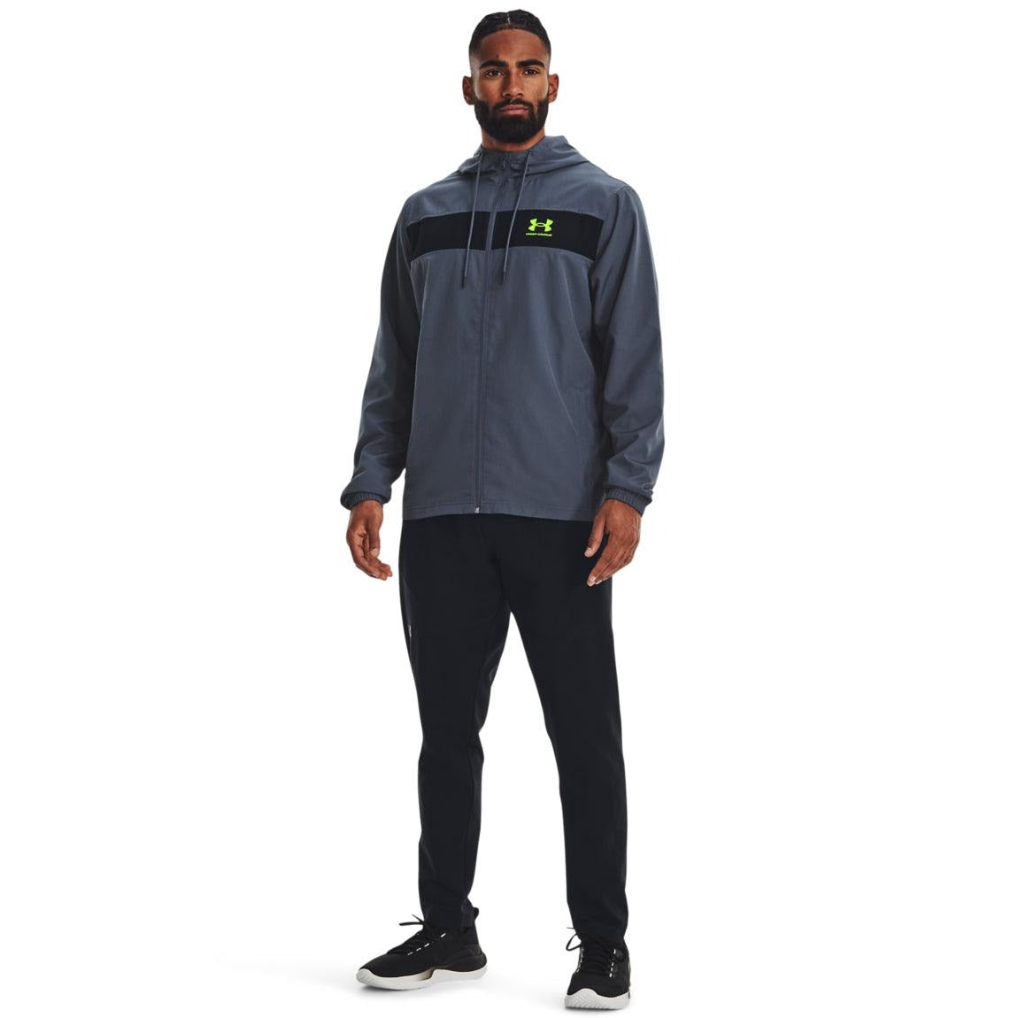 Under Armour Men's Sportstyle Windbreaker Jacket - Lightweight Water-Resistant Running Jacket for Outdoor Workouts & Casual Wear