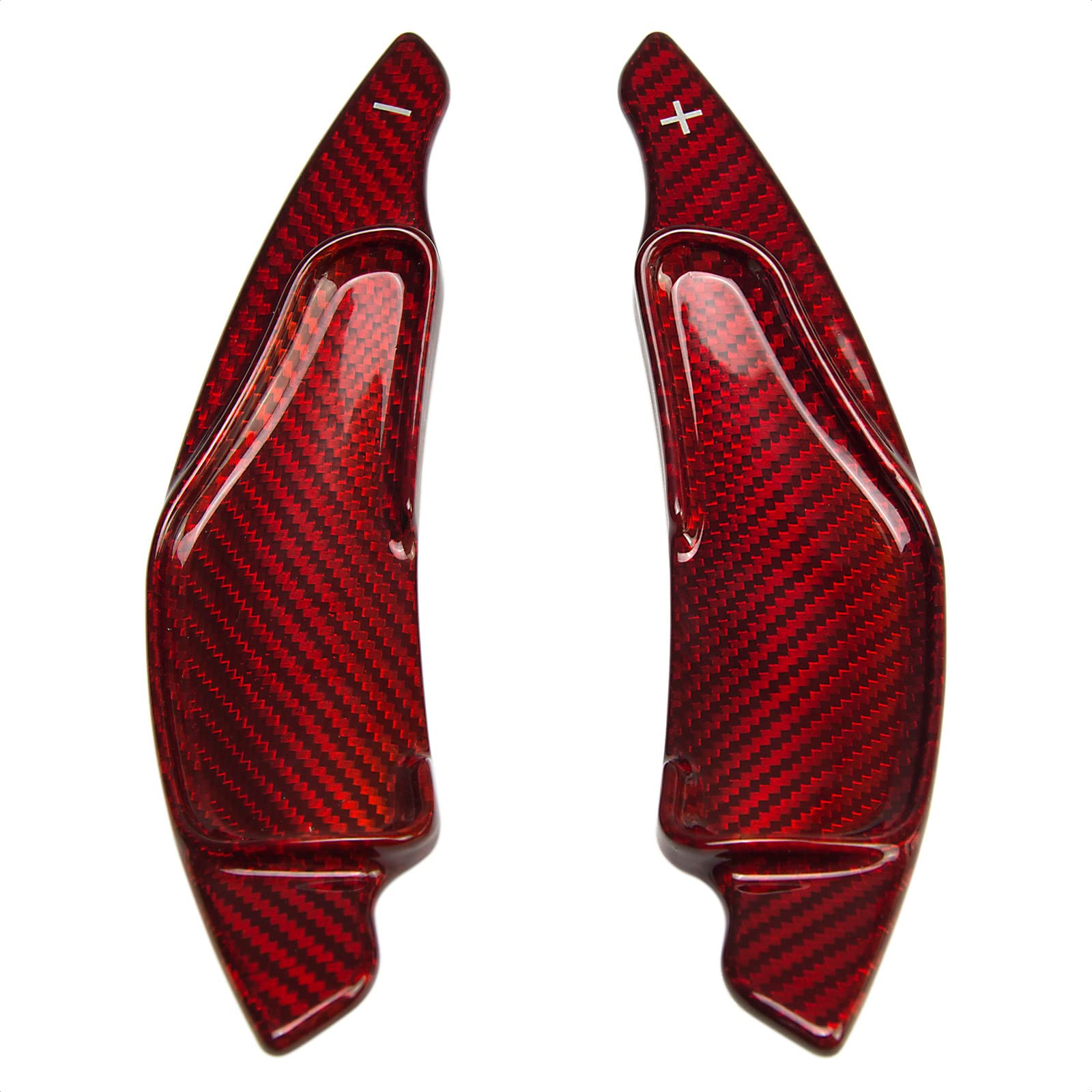 TANGSEN Real Carbon Fiber Steering Wheel Shift Paddle Extender - Compatible with Lexus IS 2006-2012 Models | Premium Car Interior Upgrade for Enhanced Driving Experience & Sporty Look