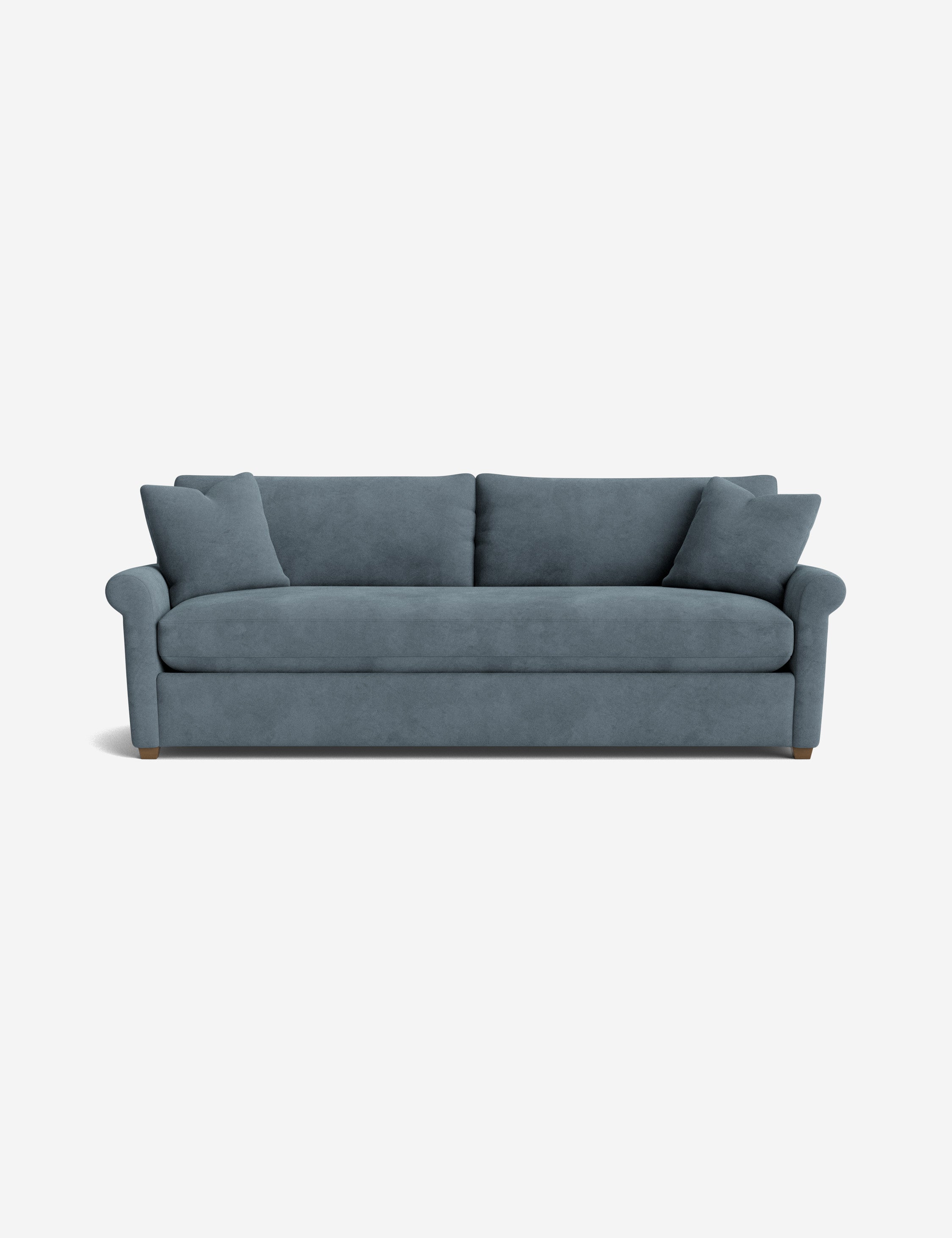 Everdeen Sofa - Modern Comfortable 3-Seater Couch for Living Room, Home Theater & Office - Soft Fabric Upholstery with Sturdy Wooden Frame - Perfect for Relaxing, Entertaining & Small Spaces