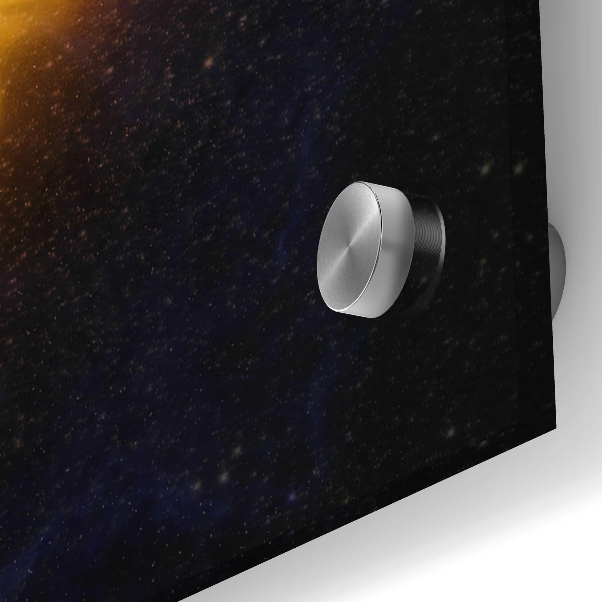 Epic 'Older Sun-Like Star' Acrylic Glass Wall Art - 36x36 Inches Modern Abstract Painting for Living Room, Bedroom & Office Decor