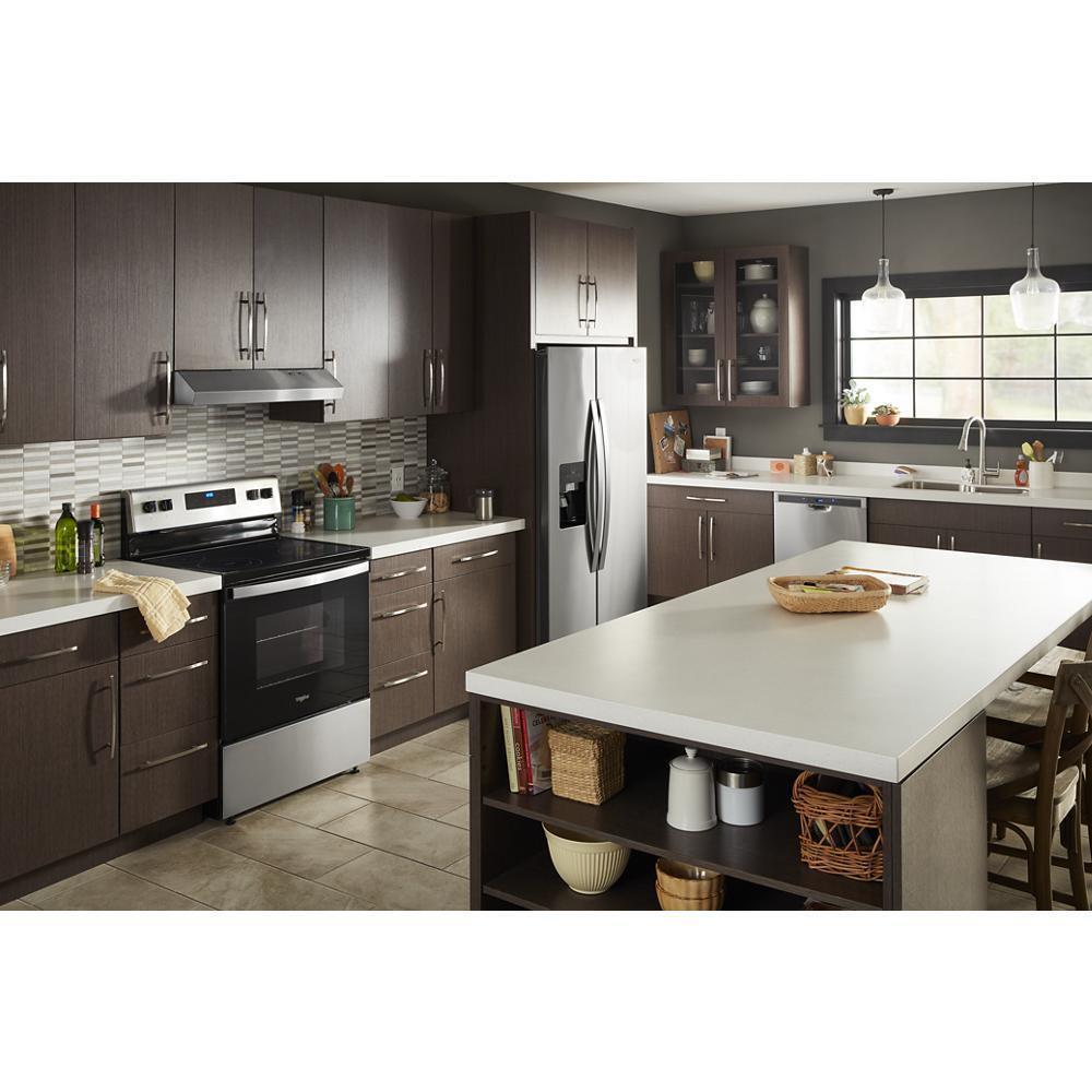 Amana WVU17UC0JS 30-Inch Stainless Steel Range Hood with Full-Width Grease Filters - Perfect for Kitchen Ventilation & Smoke Removal