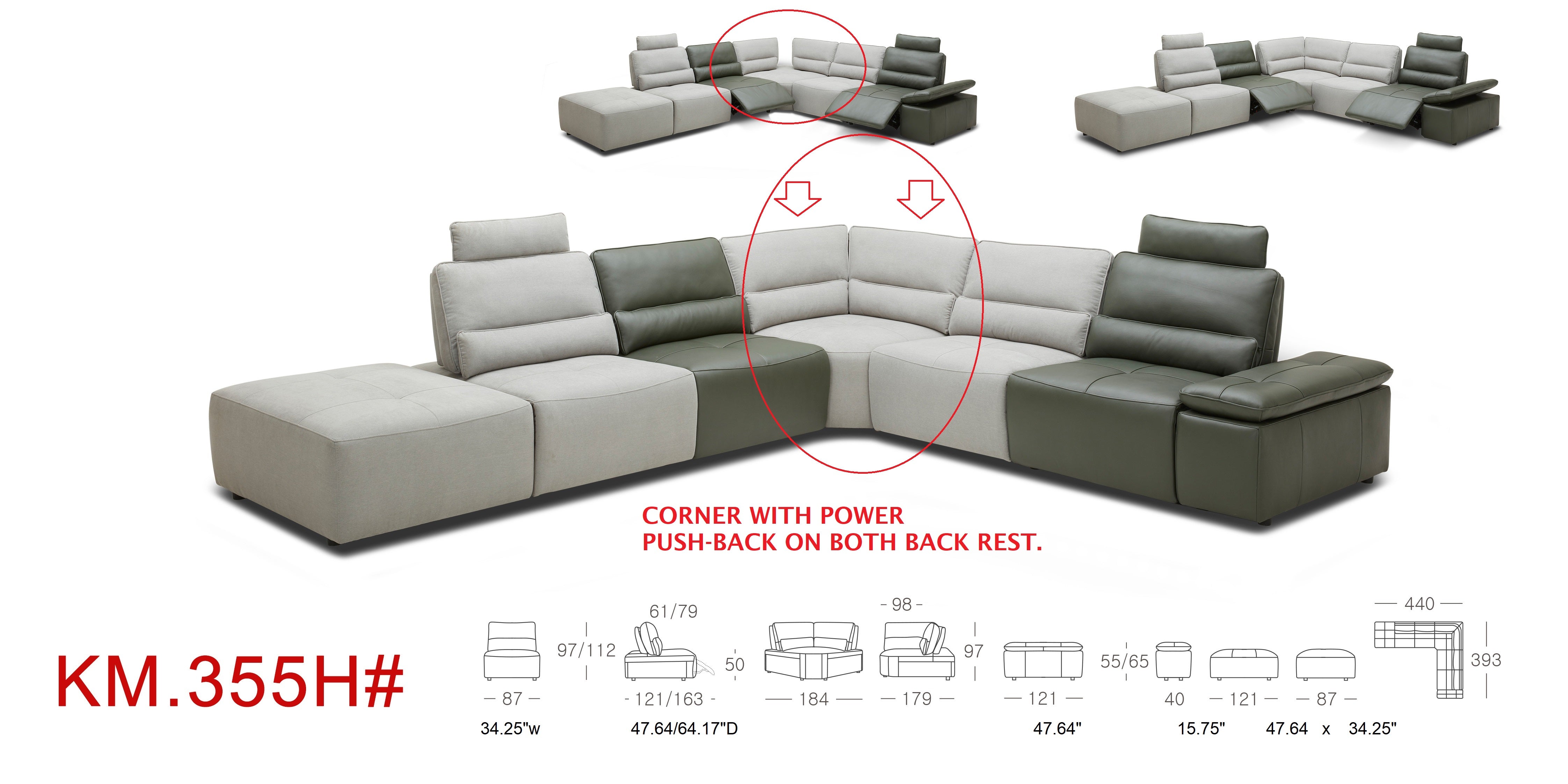 EMF KM.355 Eco Leather Modular Office Chair with Double Motion Mechanism - Ergonomic Design for Home & Workspace Comfort