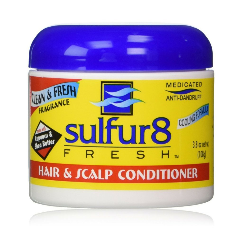 Sulfur 8 Fresh Hair & Scalp Conditioner - Pack of 12 | Medicated Treatment for Dandruff, Itchy Scalp & Hair Growth | Perfect for Daily Use at Home or Salon