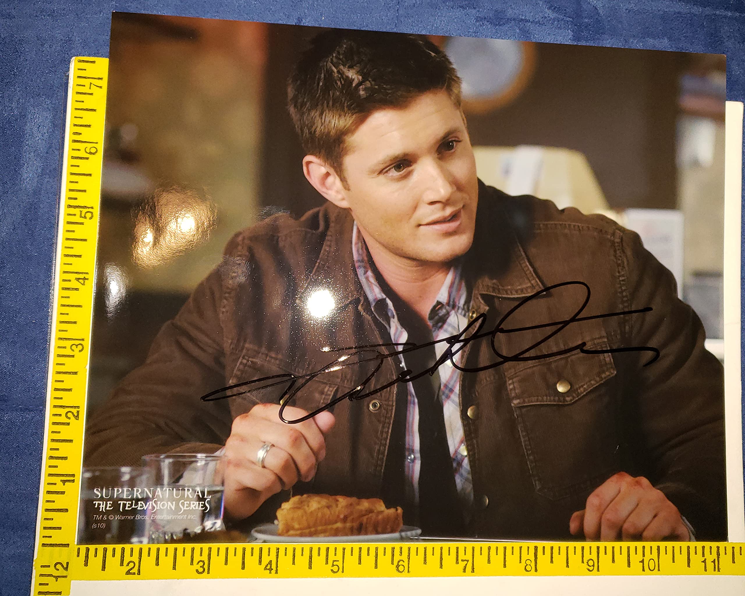 Jensen Ackles Autographed 8x10 Photo - Supernatural Dean Winchester Signed Memorabilia with COA - Perfect for Fans, Collectors, and Home Decor