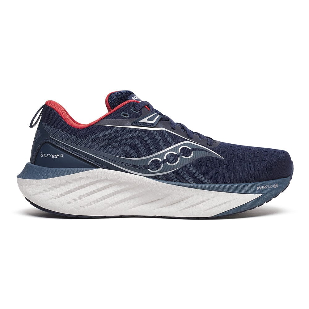 Saucony Men's Triumph 22 Running Shoes - Lightweight Cushioned Road Running Sneakers for Men | Perfect for Marathon Training, Jogging & Daily Workouts