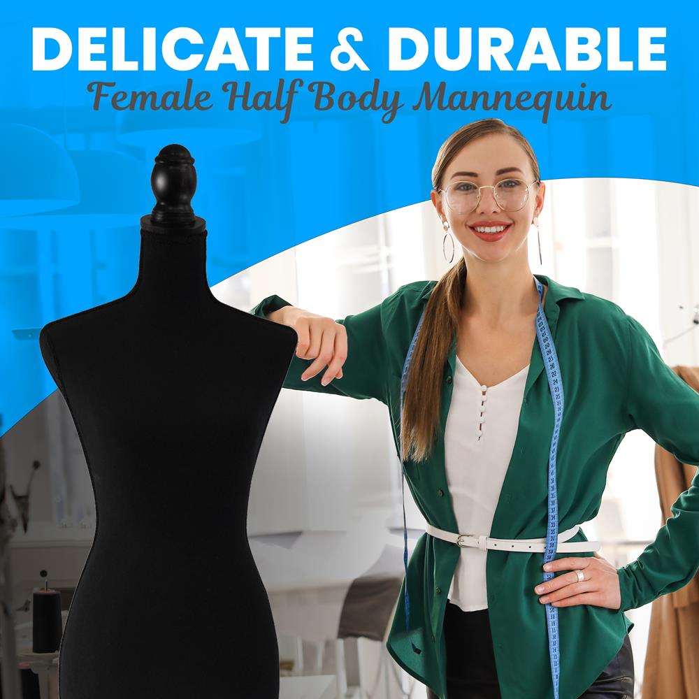 Professional Adjustable Female Dress Form Mannequin for Fashion Designers & Tailors - Perfect for Sewing, Fitting, and Displaying Clothing
