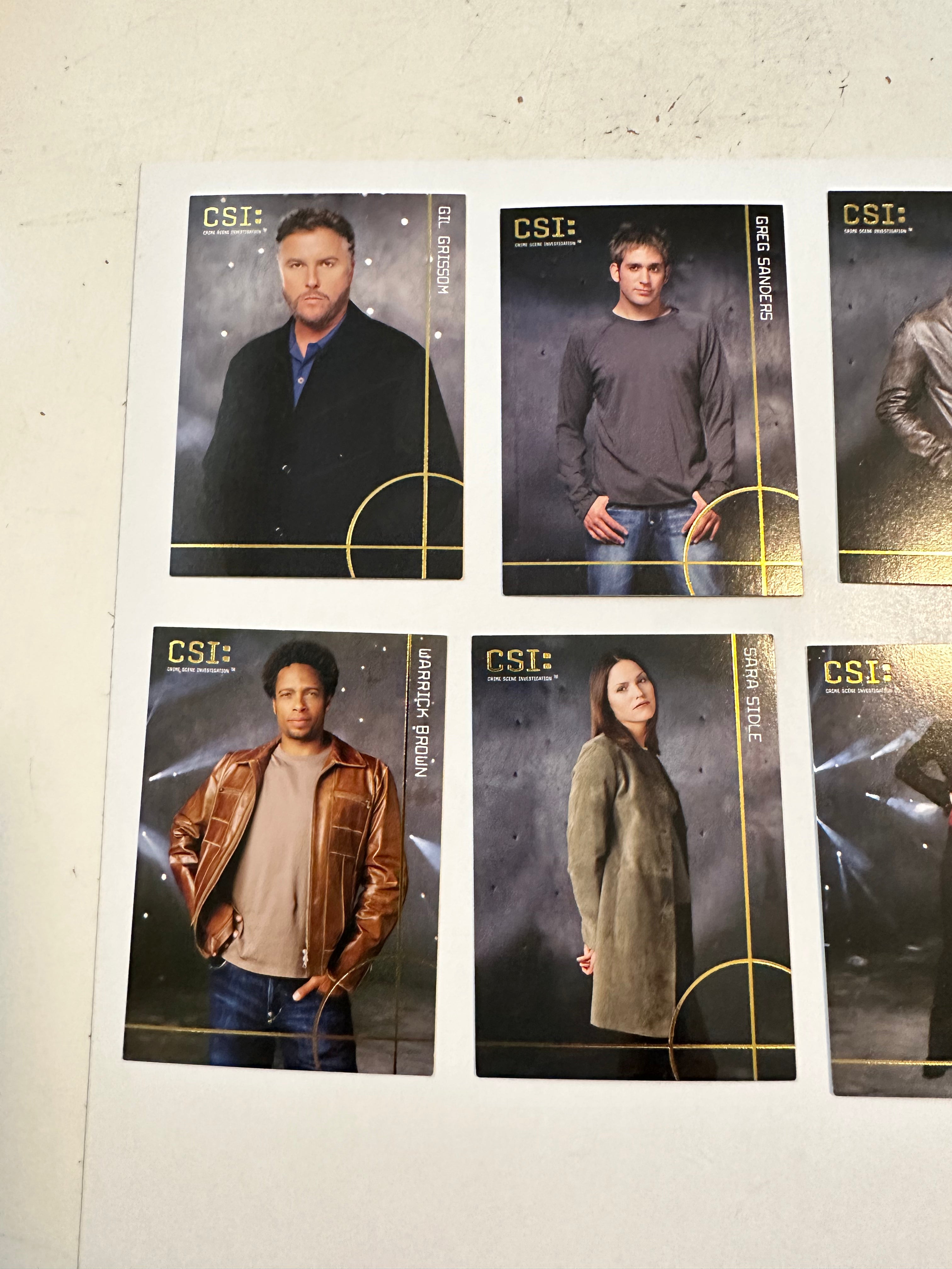 CSI Las Vegas TV Show Rare Insert Cards Collection - Limited Edition Trading Cards for Fans & Collectors - Perfect for Display, Gifts, and Memorabilia