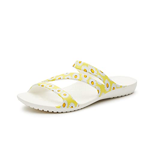 Crocs Women's Kadee II Sandals - Comfortable Slip-On Flip Flops for Women, Lightweight & Cushioned Summer Beach Shoes - Perfect for Pool, Vacation, and Casual Wear
