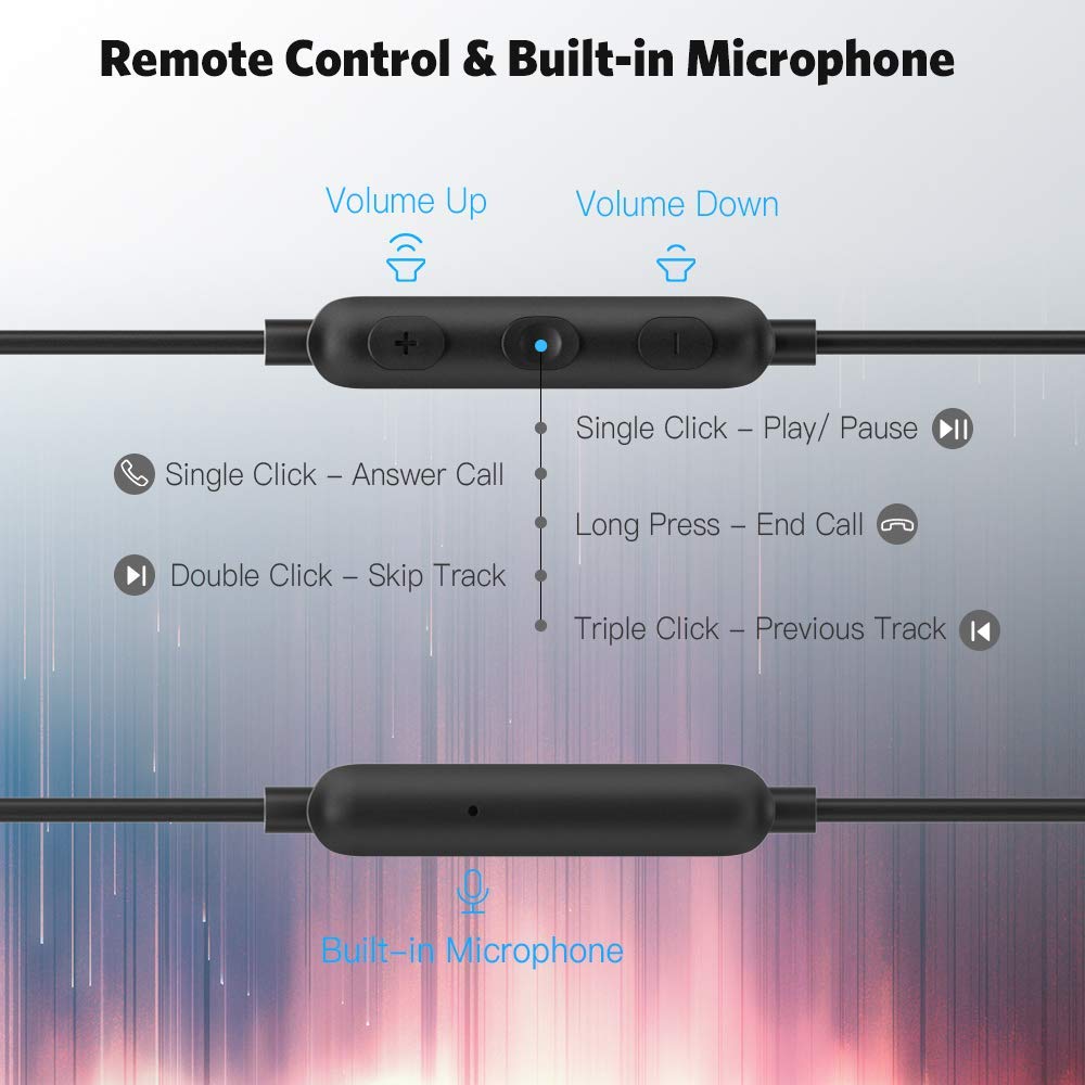 USB C Wired Earphones with Microphone - Compatible with Apple iPhone 16 Pro Max/15 Plus, Samsung Galaxy S25/S24/S23 Ultra, Google Pixel 9 & OnePlus - Small Earbuds for Comfortable Fit - Perfect for Commuting, Gaming & Work Calls