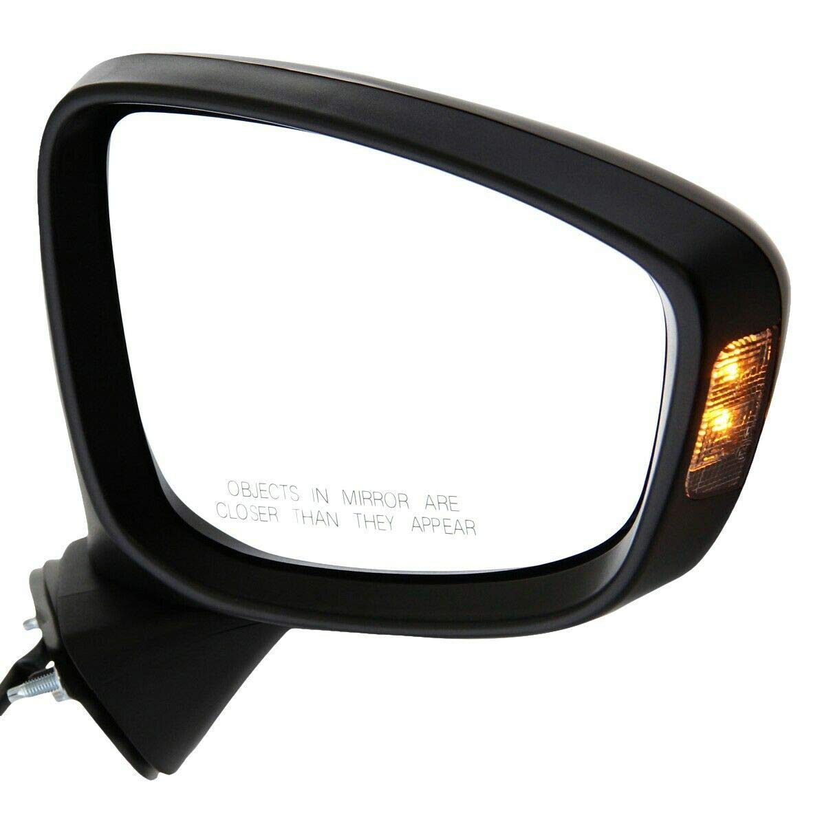 BYEHAV Power Side Mirror Replacement for Passenger Side - Paintable OE Fit MA1321175 KD3569121H-PFM MA17ER-S - Perfect for Ford, Chevy, Dodge Trucks & SUVs