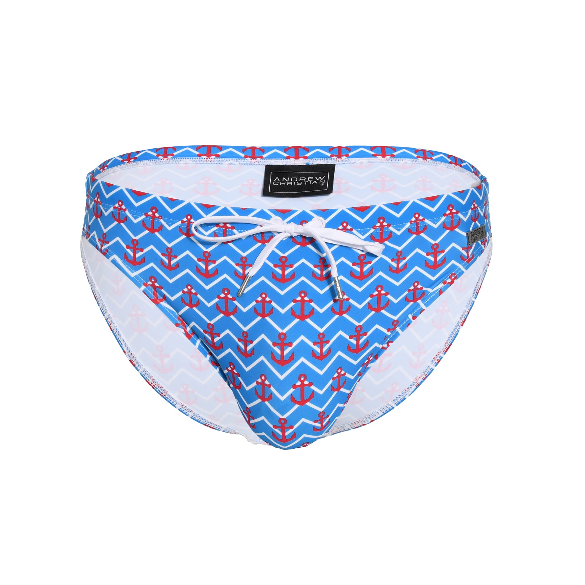 Andrew Christian Anchors Away Bikini - Sexy Swimwear for Women, High Waisted Bikini Set with Adjustable Straps - Perfect for Beach, Pool Party & Summer Vacation