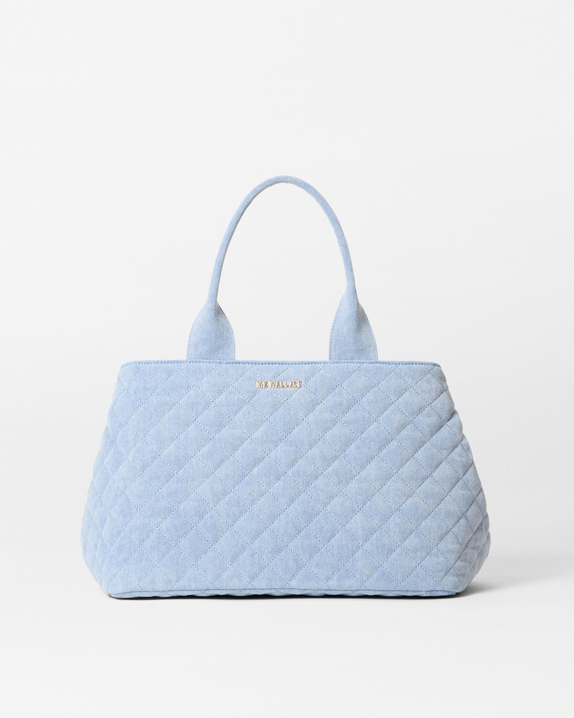 True Light Denim Medium Metro City Tote Bag - Stylish & Durable Women's Shoulder Bag for Work, Travel & Everyday Use