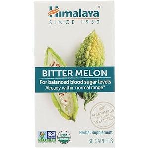 Himalaya Bitter Melon Extract 60 Caplets - Natural Blood Sugar Support Supplement for Diabetes Management - Daily Herbal Wellness Capsules for Healthy Lifestyle