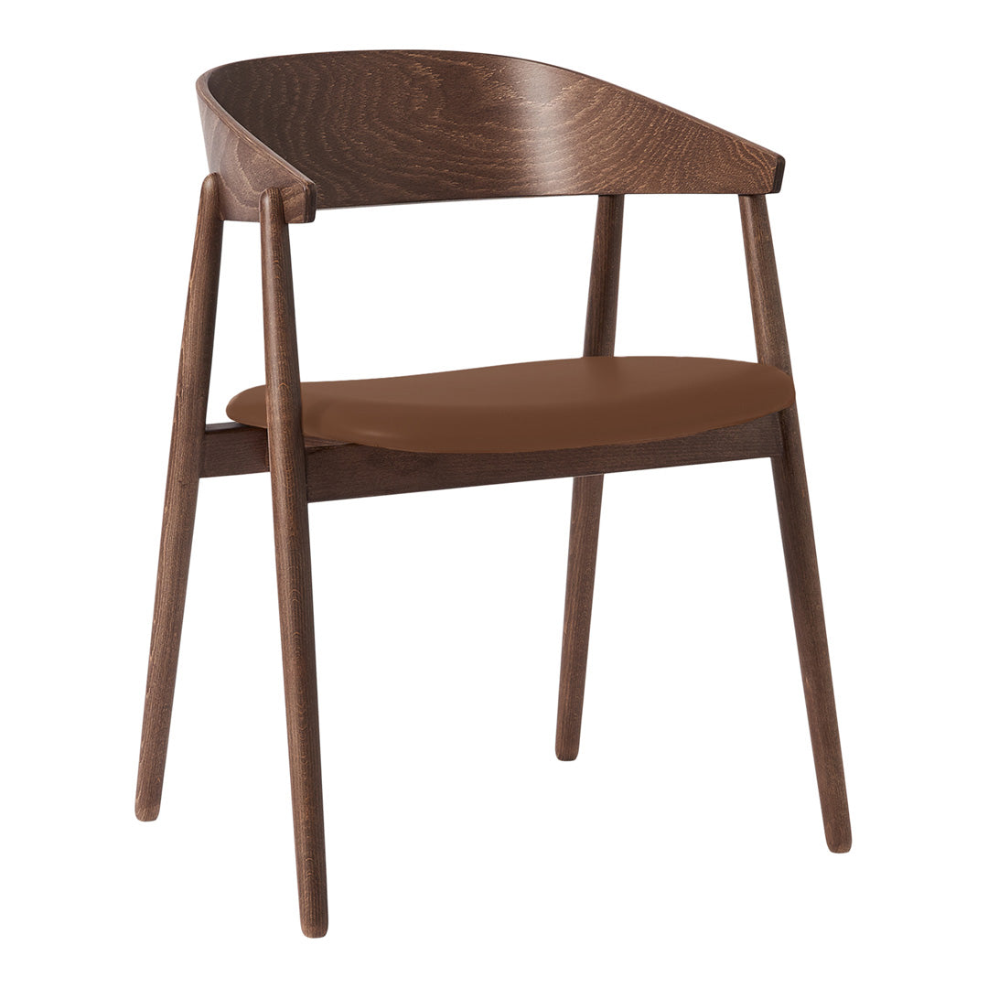 Premium AC2 Armchair with Genuine Leather Seat - Modern Living Room & Office Chair for Comfort & Style