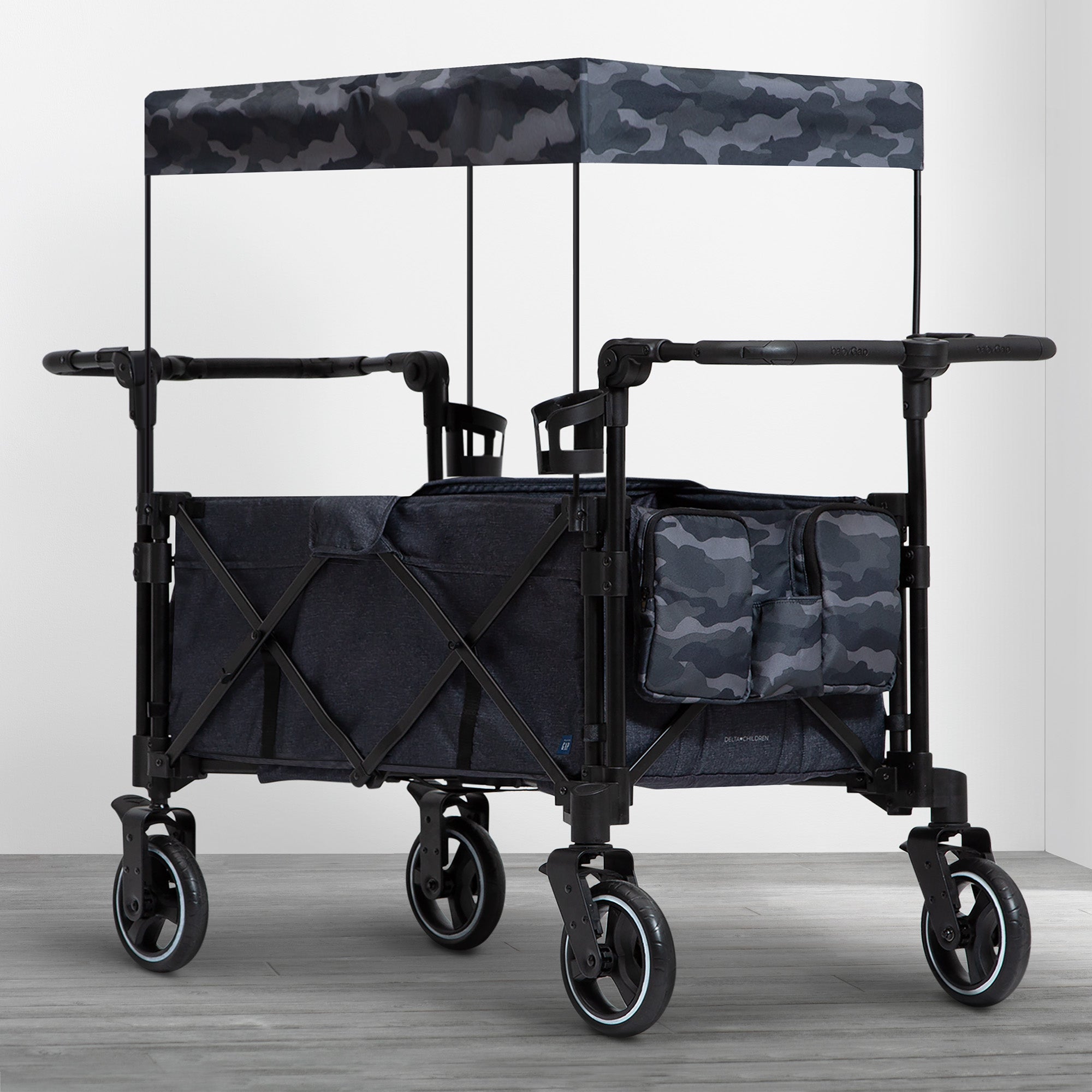 BabyGap Explorer Deluxe Stroller Wagon - All-Terrain 4-Wheel Stroller Wagon for Toddlers | Perfect for Park Outings, Beach Trips & Family Adventures