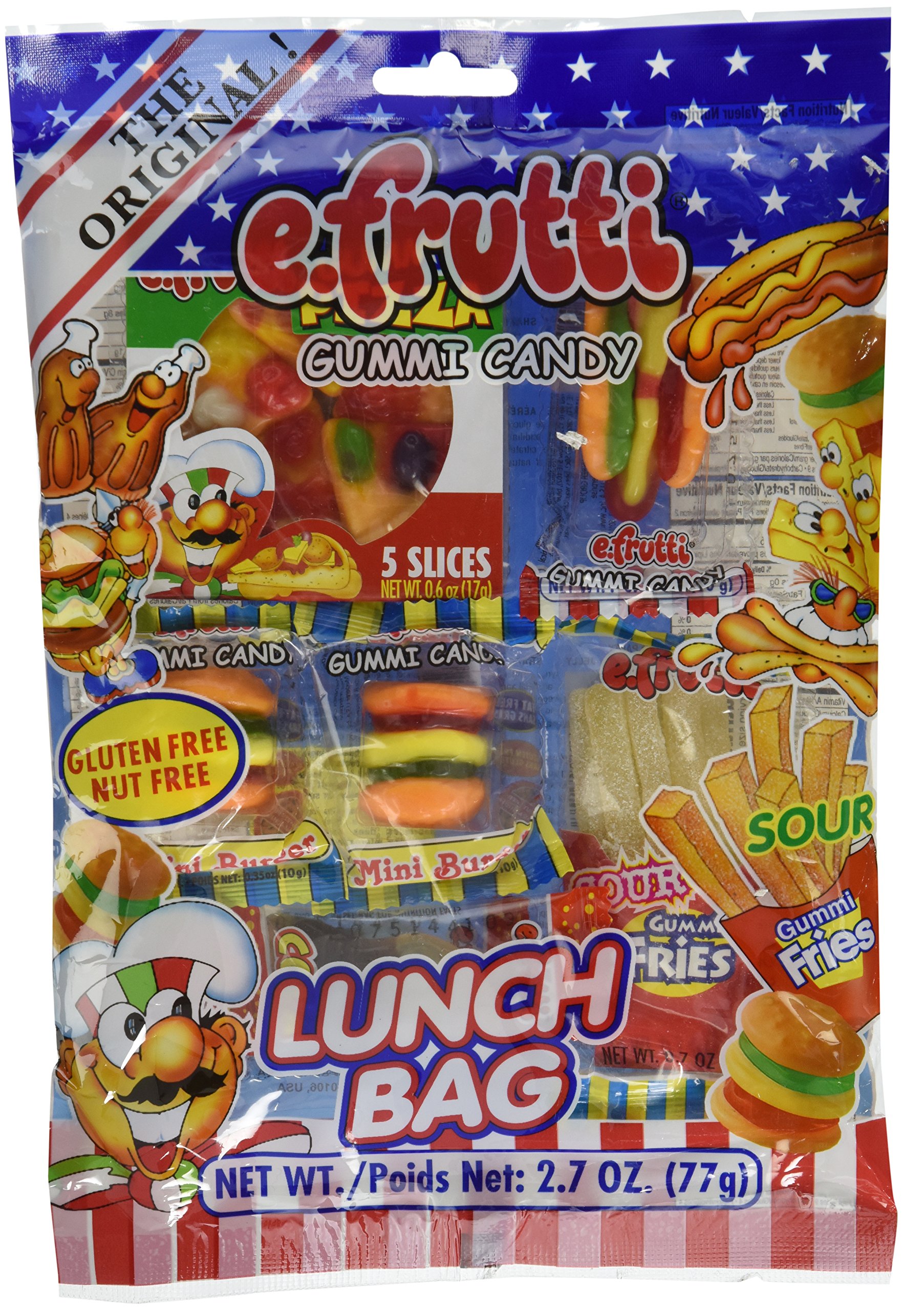 Original Mini Gummy School Lunch Bag - 2.7 Oz | Gluten Free & Nut Free Snacks for Kids | Perfect for School Lunches, Picnics & On-the-Go Snacking