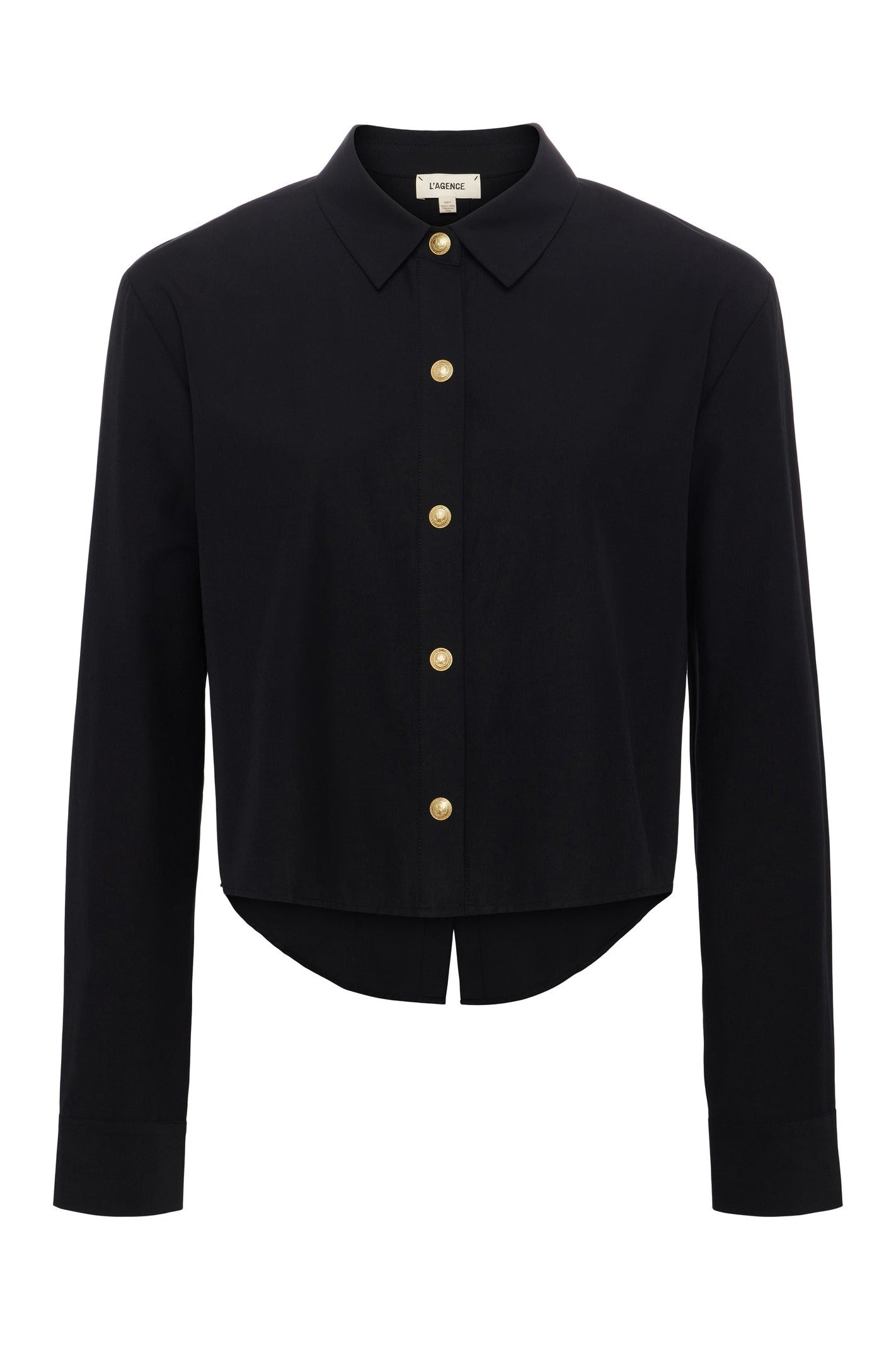 L'Agence Cossette Women's Button Down Shirt - Classic Long Sleeve Blouse for Work, Office & Casual Wear | Stylish & Comfortable Top for Everyday Outfits