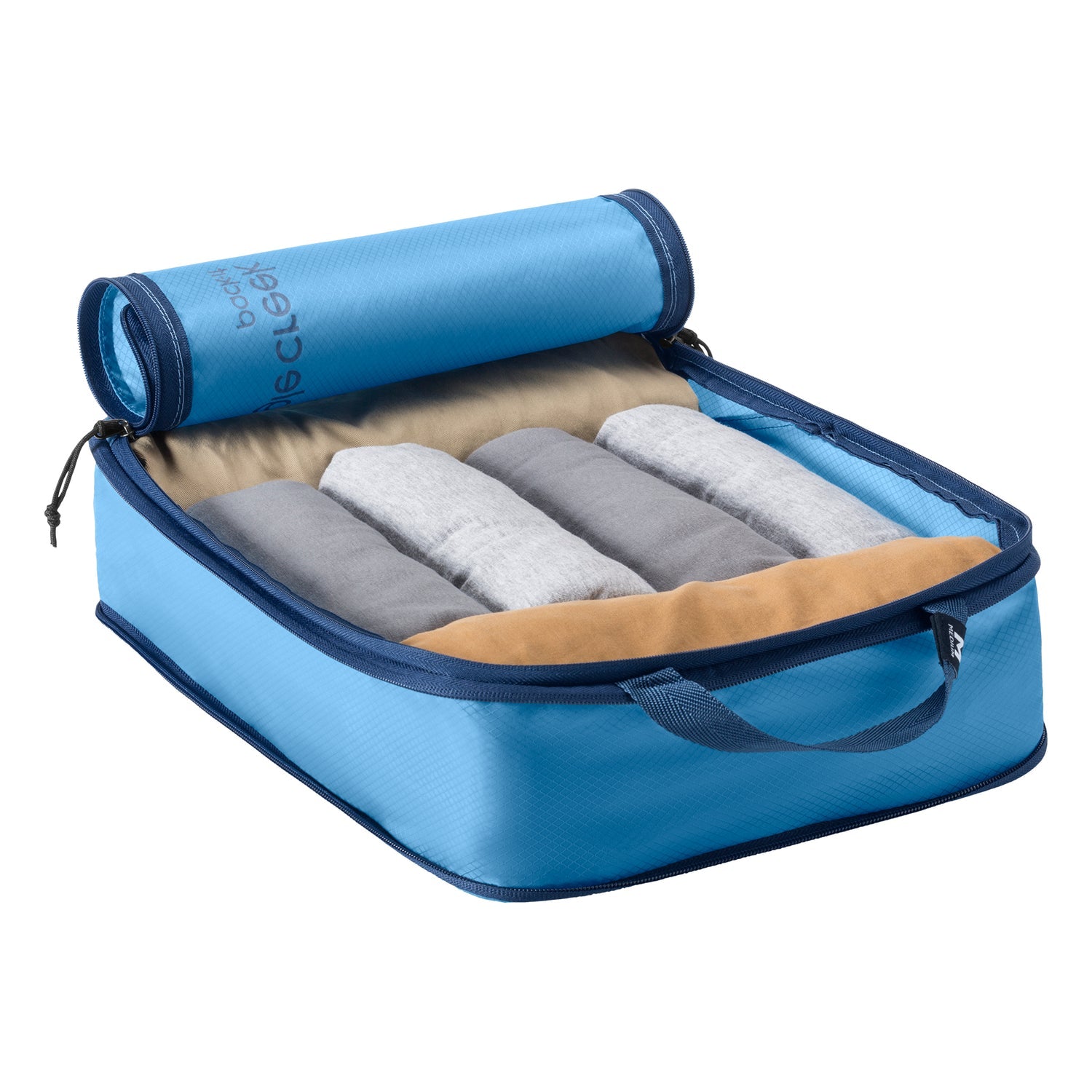 Eagle Creek Pack It Isolate Compression Cube M - Blue Dawn - Travel Organizer for Clothes & Accessories - Perfect for Backpacking, Camping & Suitcase Packing