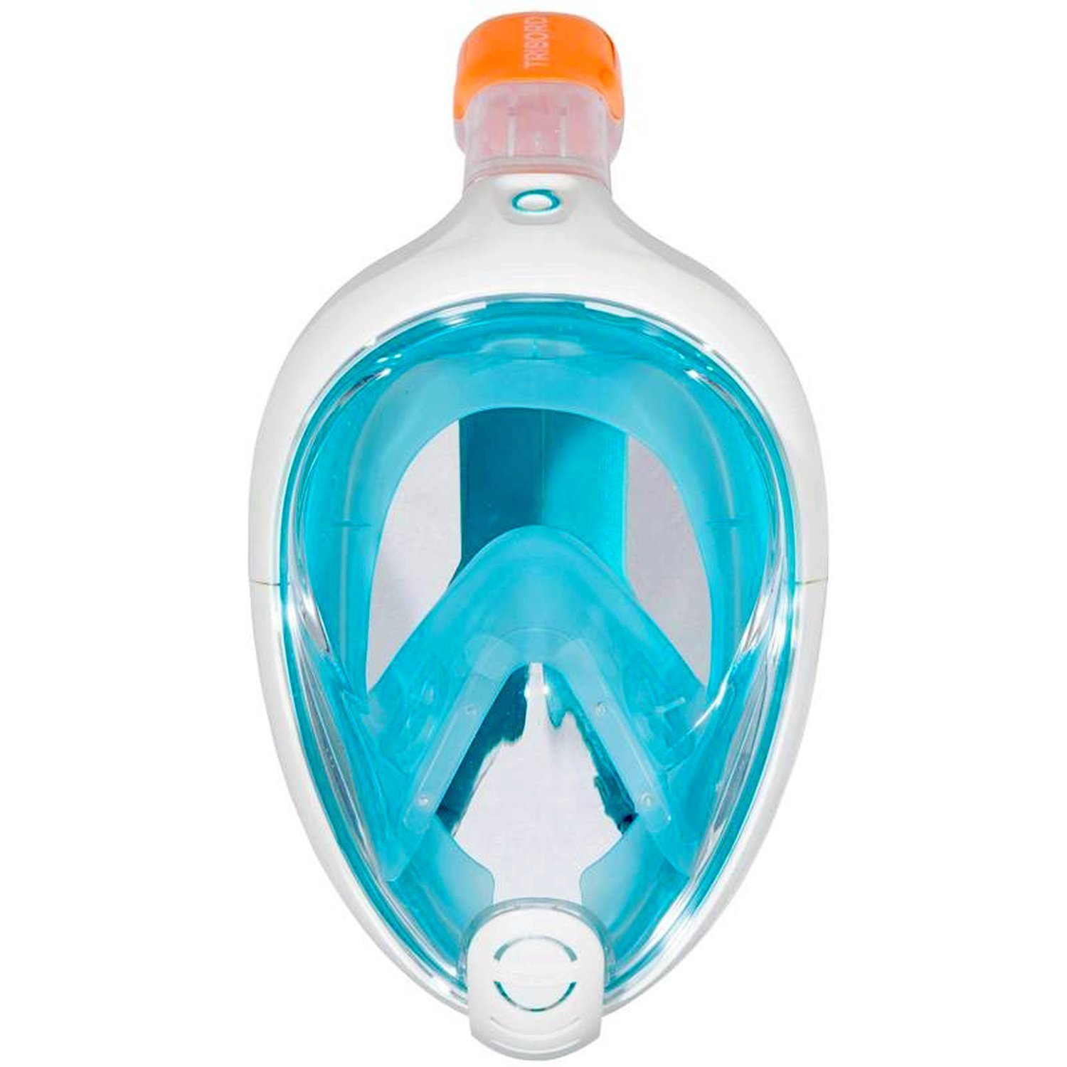TRIBORD SUBEA EASYBREATH Full Face Snorkel Mask (2022 Version) - Anti-Fog Design with Secure Lock, Free Replacement Ring & Camera Mount - for Adults & Kids - Perfect for Ocean Swimming, Snorkeling Adventures and Underwater Photography