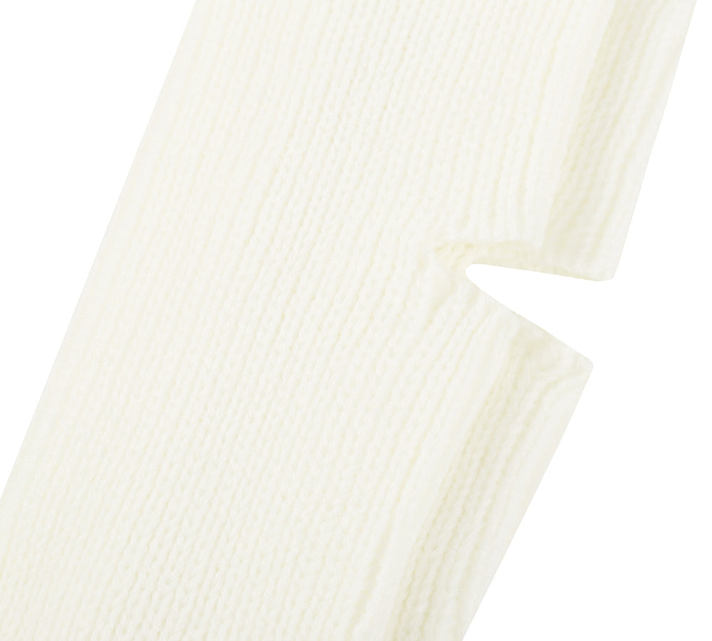 EVERAU® Women's Stretchy Ribbed Knit Stirrup Leg Warmers - Soft & Warm Winter Leggings for Yoga, Dance, Workout & Cold Weather Fashion