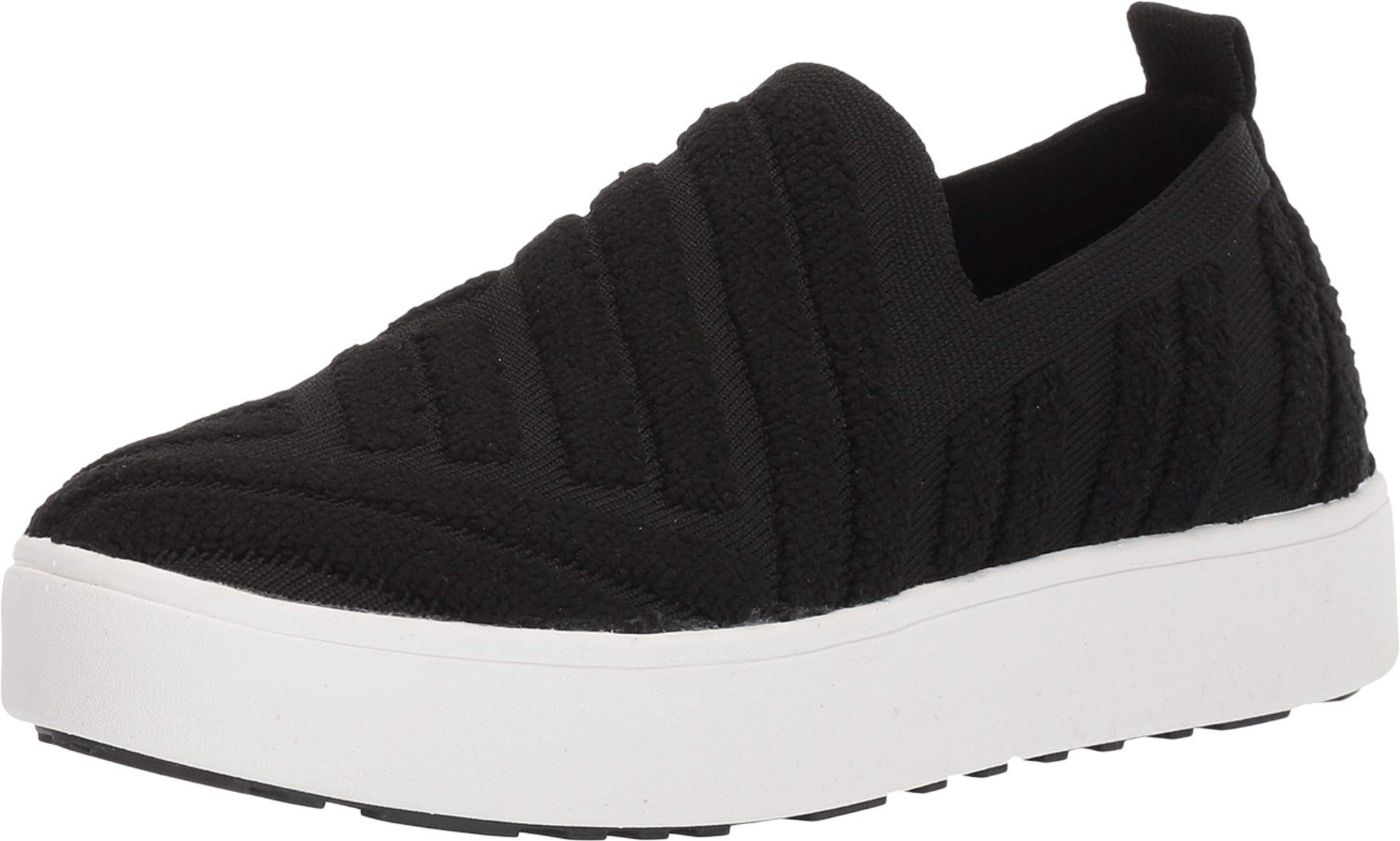 Bernie Mev Emma Black Chenille Slippers Size 37 (US Women's 7) M - Cozy House Shoes for Women, Perfect for Indoor Comfort, Lounge Wear & Relaxation at Home
