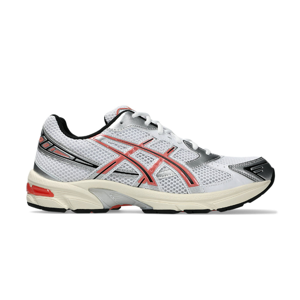 GEL 1130 'White Desert Red' Running Shoes - Lightweight Comfort for Men & Women - Perfect for Jogging, Gym Workouts & Daily Wear