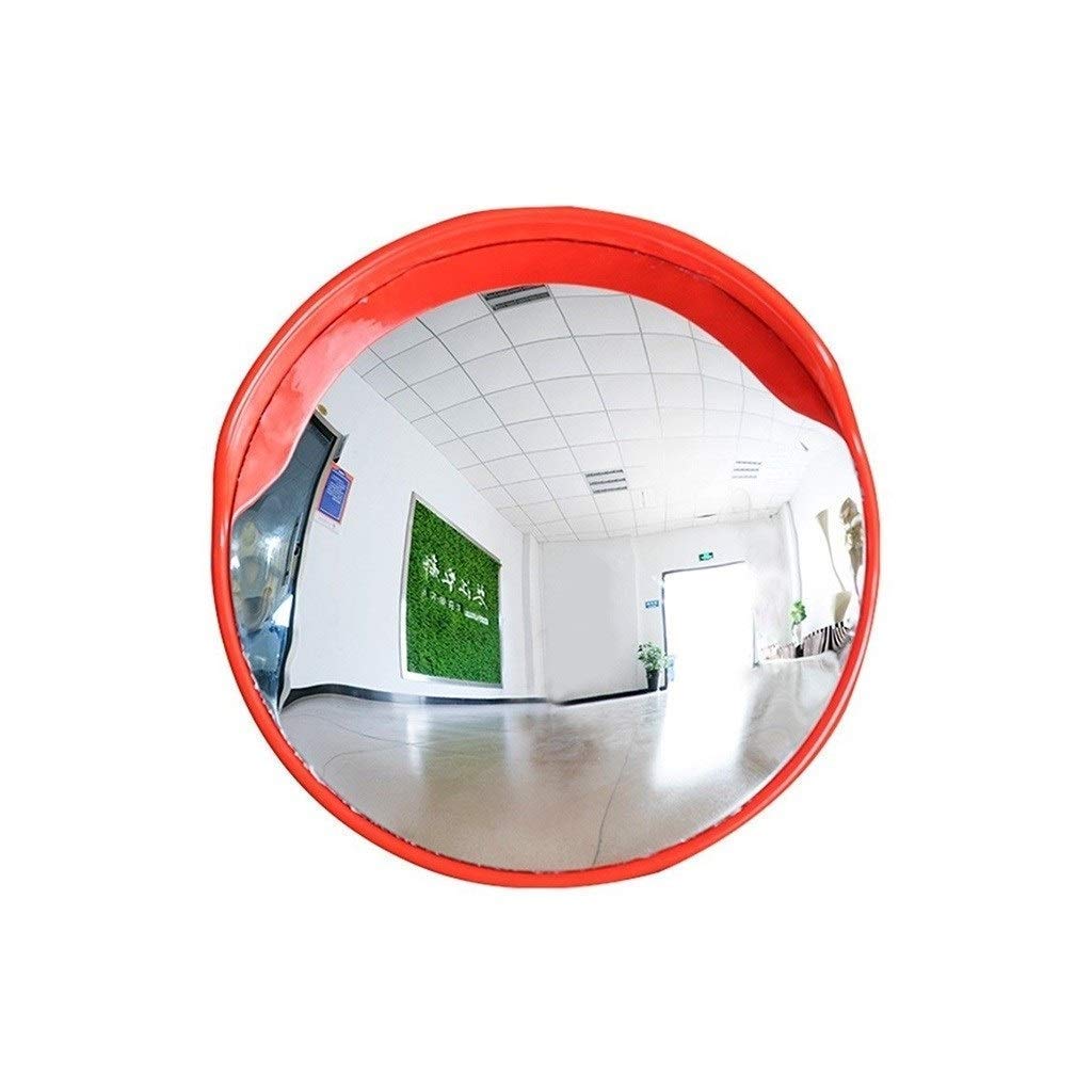 80CM / 100CM Adjustable Wide-Angle Traffic Safety Mirror - Clear Convex Road Mirror for Driveways, Parking Lots & Garages - Durable Outdoor Use with Mast Support (Size: 100CM) - Perfect for Blind Spot Visibility and Accident Prevention