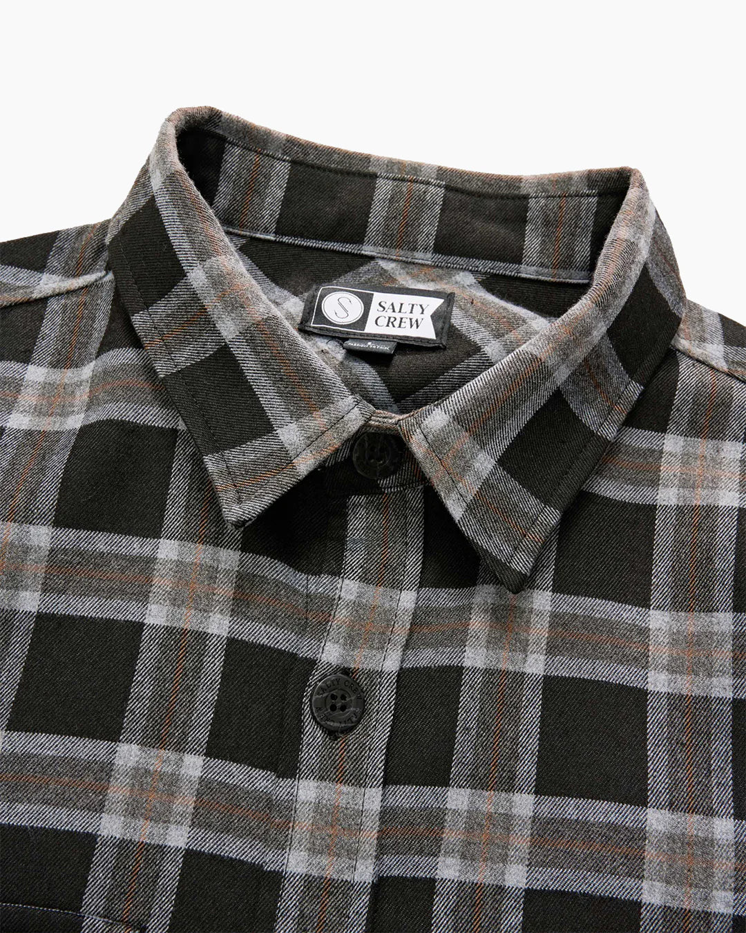 Salty Crew Fathom Check Long Sleeve Shirt for Men | UPF Sun Protection Fishing Shirt | Comfortable Quick-Dry Performance Top for Boating, Surfing & Outdoor Activities