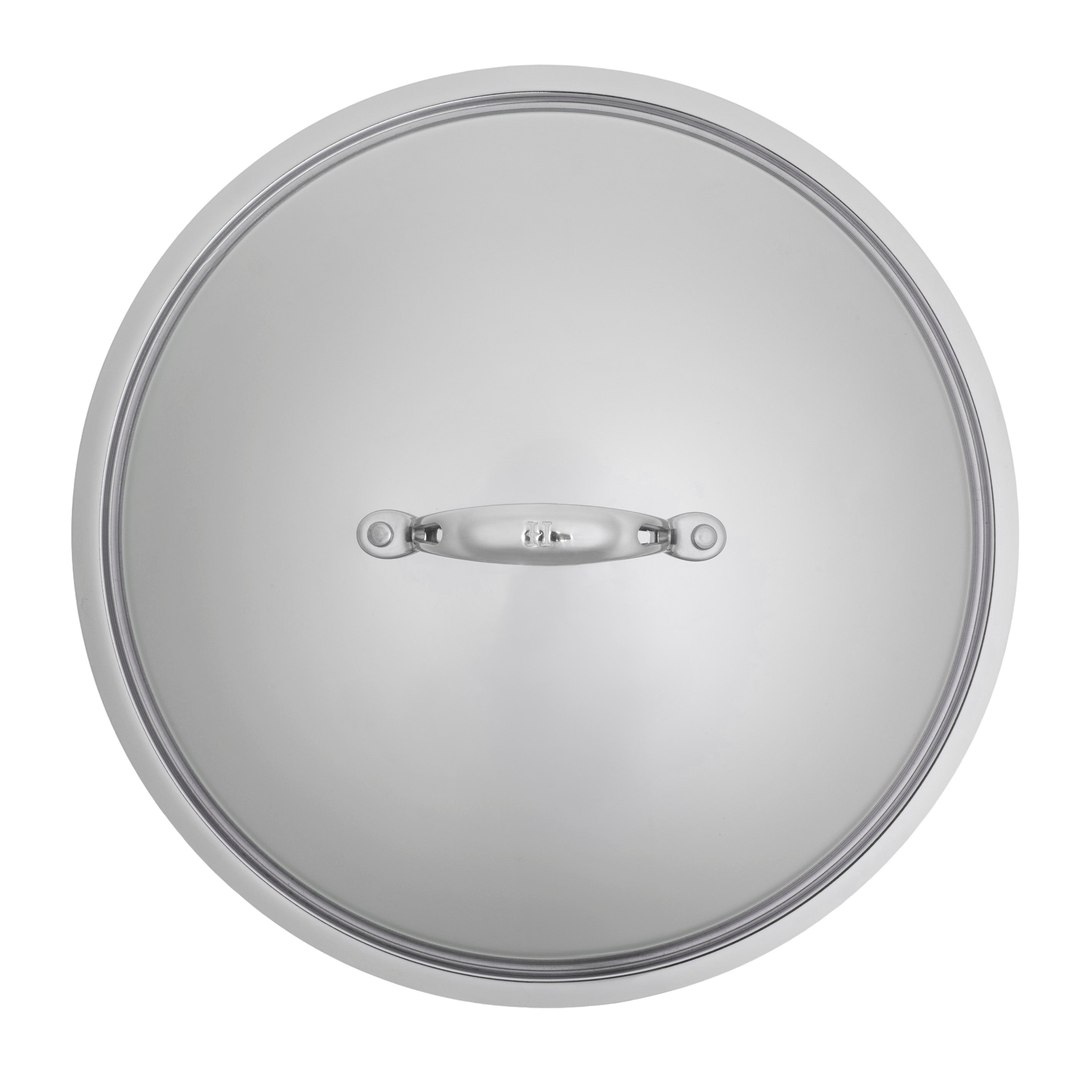 Premium 12-Inch Stainless Steel Fry Pan Lid - Durable & Heat-Resistant Cover for Cooking, Sautéing & Frying - Perfect for Induction, Gas & Electric Stoves
