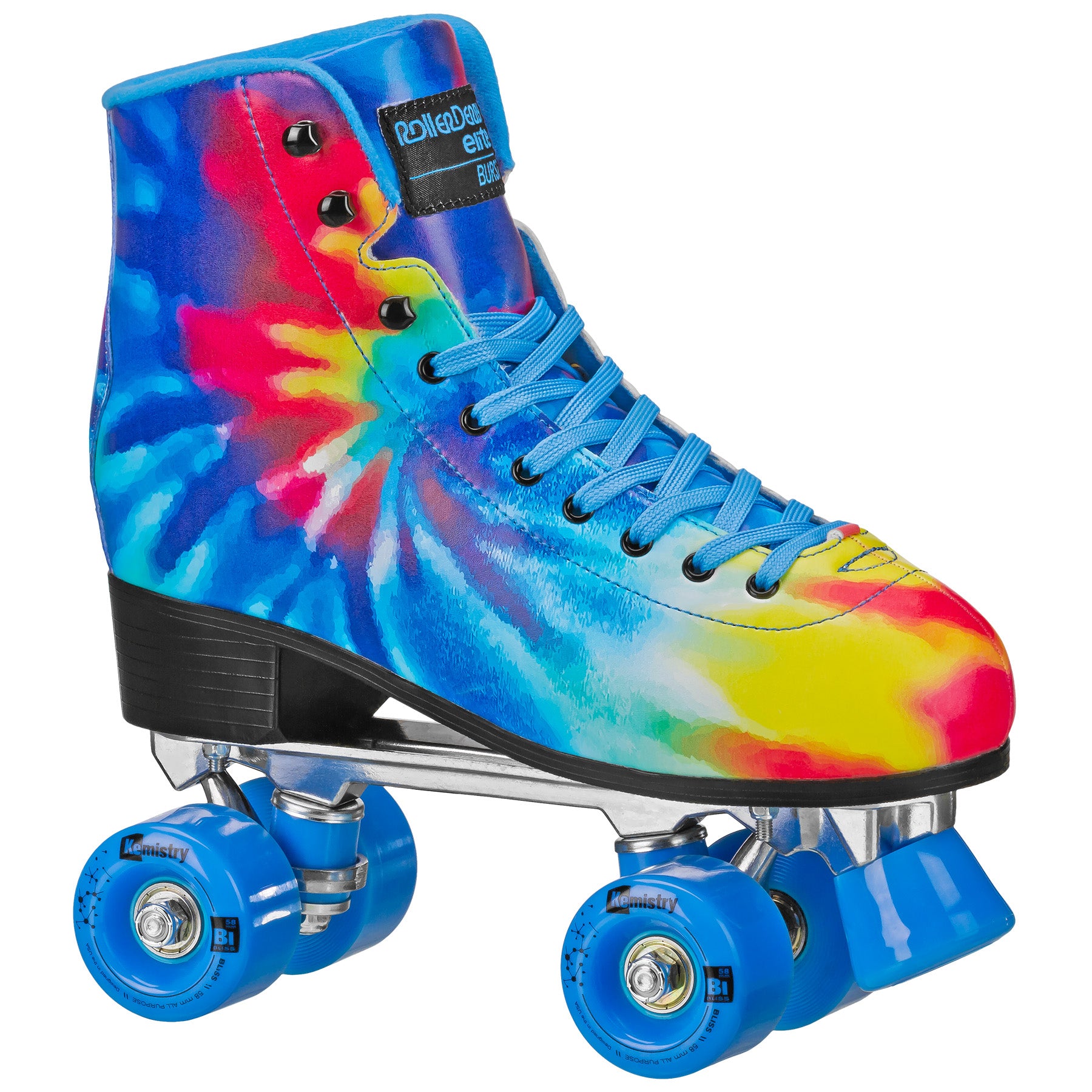 Groovee Freestyle Tie Dye Roller Skates for Women & Girls - Outdoor & Indoor Roller Skating - Perfect for Rinks, Parks, and Fitness