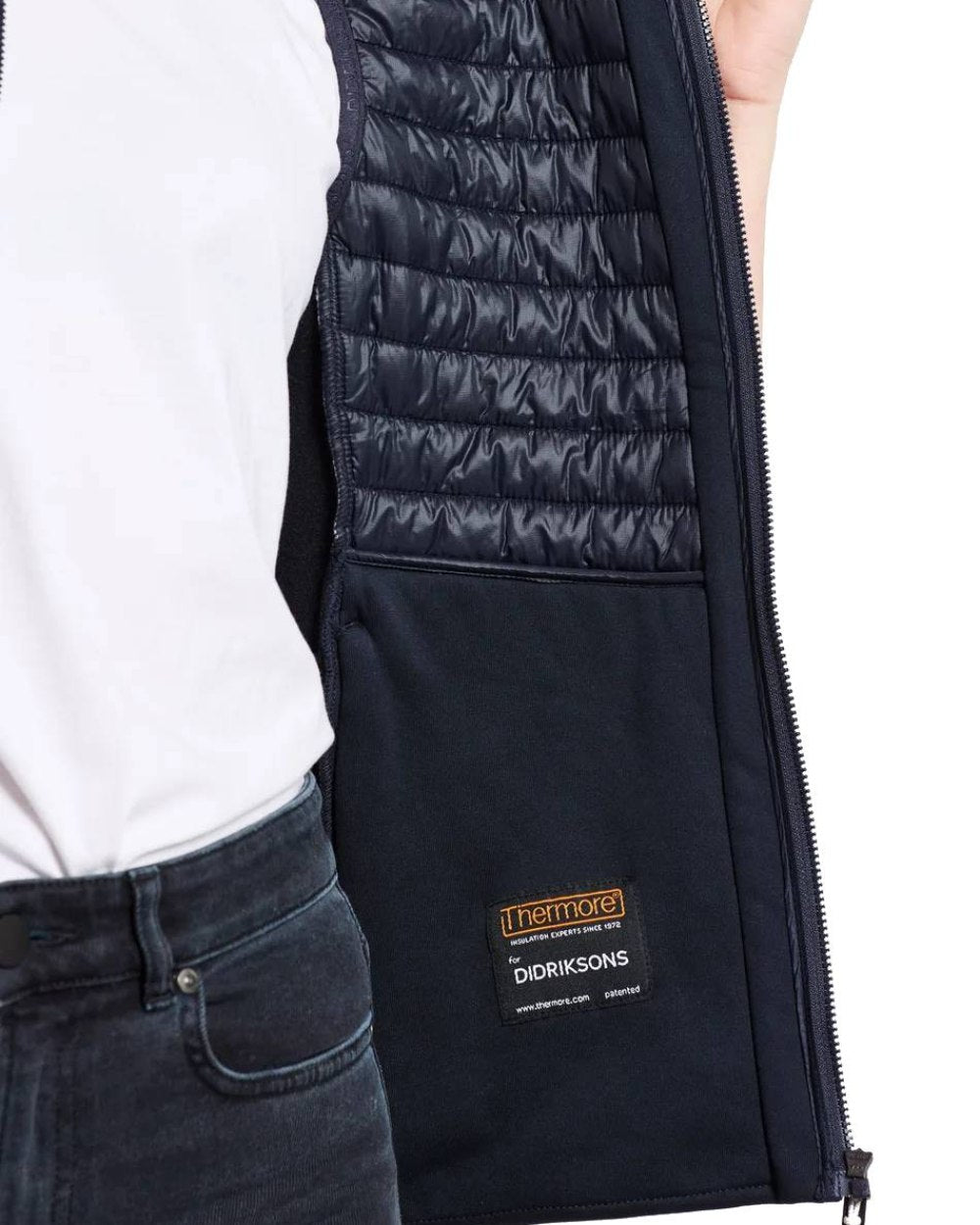 Didriksons Annema Women's Winter Vest - Lightweight Waterproof Puffer Jacket for Outdoor Activities | Hiking, Skiing & Casual Wear