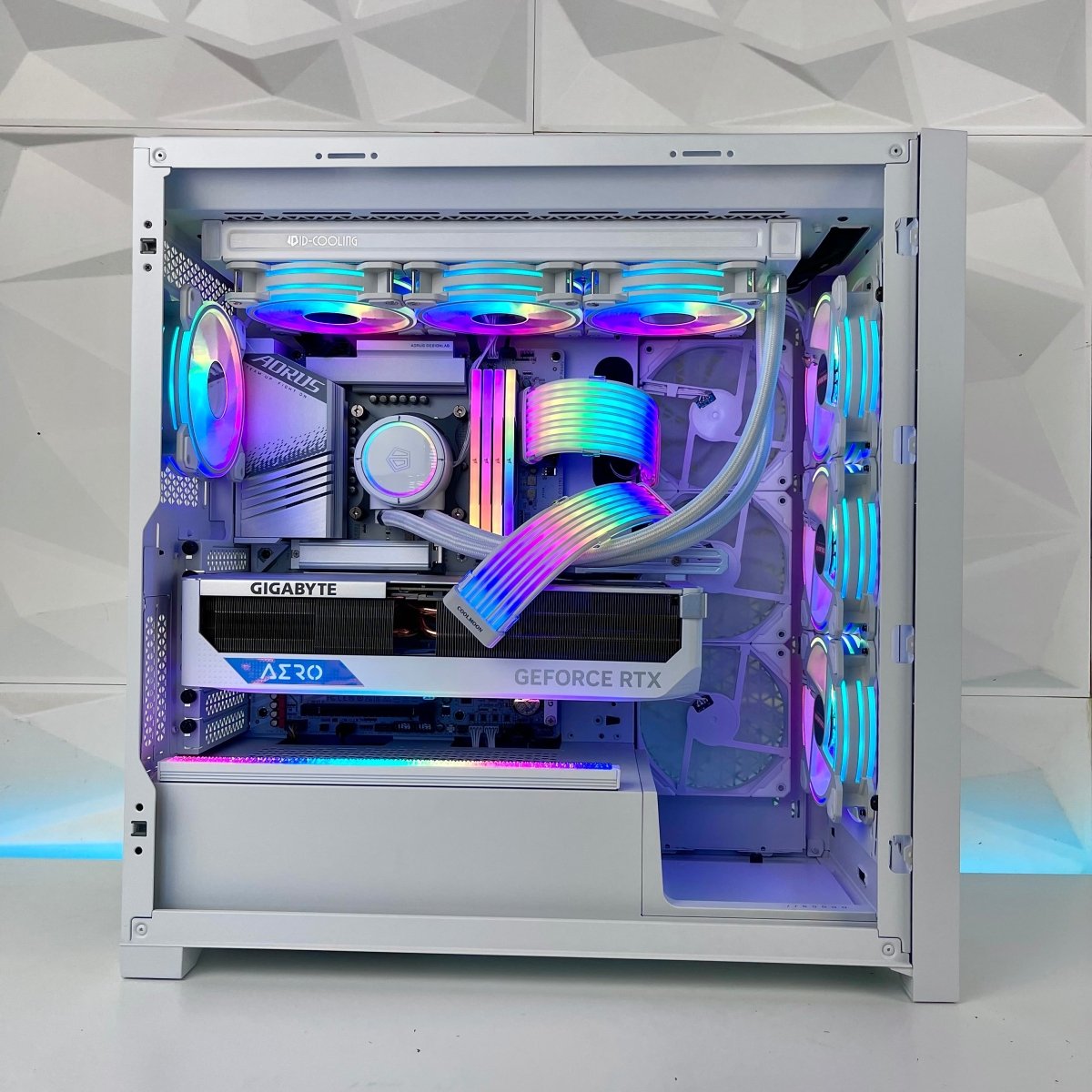 High-Performance Gaming PC with AMD Ryzen AM5 CPU & NVIDIA RTX 4060/4060 Ti/4070 or AMD Radeon RX 9070/9070 XT GPU - Frostfiend 5000D Titan Case - Perfect for 4K Gaming, Streaming & Esports